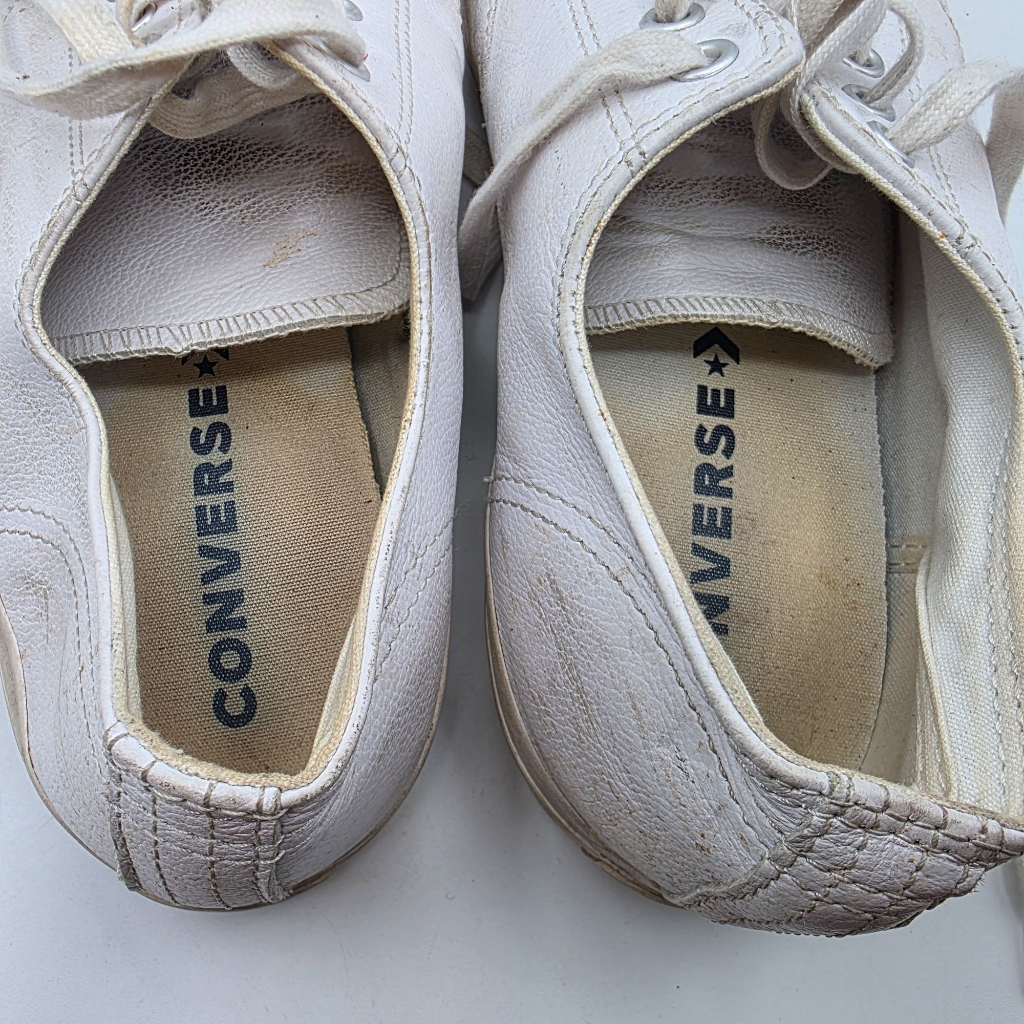Converse Converse Jack Purcell Mens Size 8.5 White Shoes Leather Casu Size US 8.5 / EU 41-42 - 9 Thumbnail
