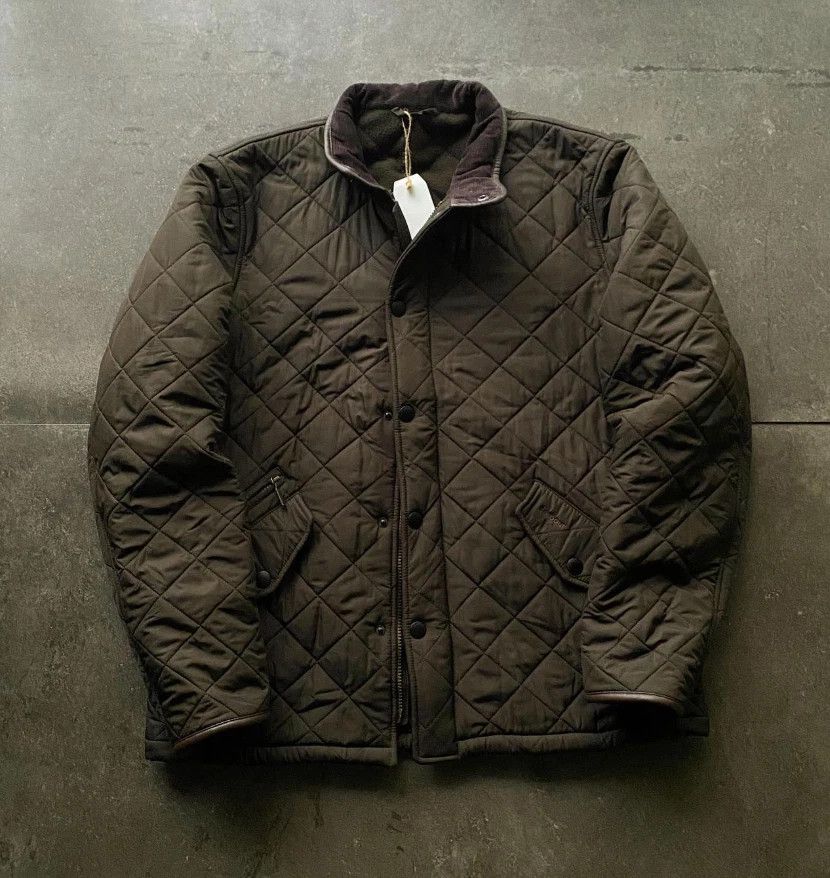 Barbour Barbour Powell Riding Outdoor Barn Jacket Coat Size US L / EU 52-54 / 3 - 6 Thumbnail