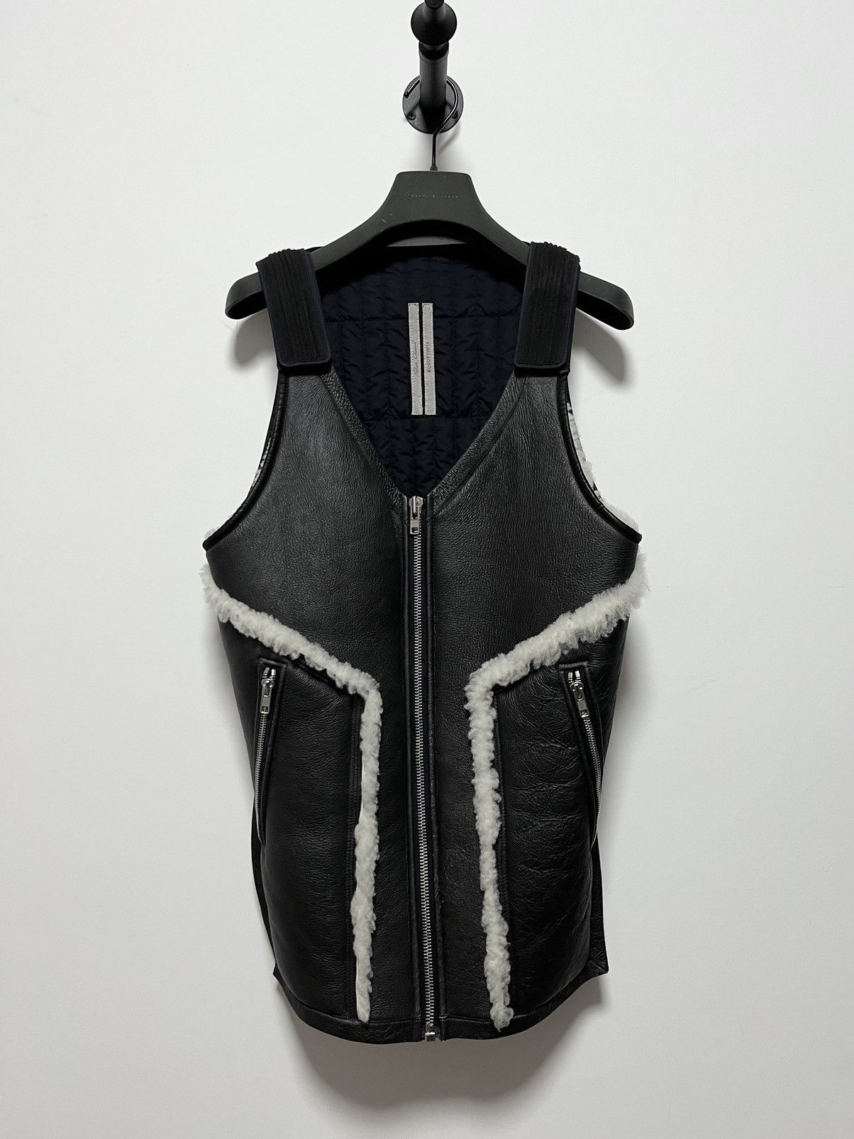 Rick Owens F/W 14 "MOODY" Runway Shearling Leather Vest Rick Owens M Size US M / EU 48-50 / 2 - 1 Thumbnail