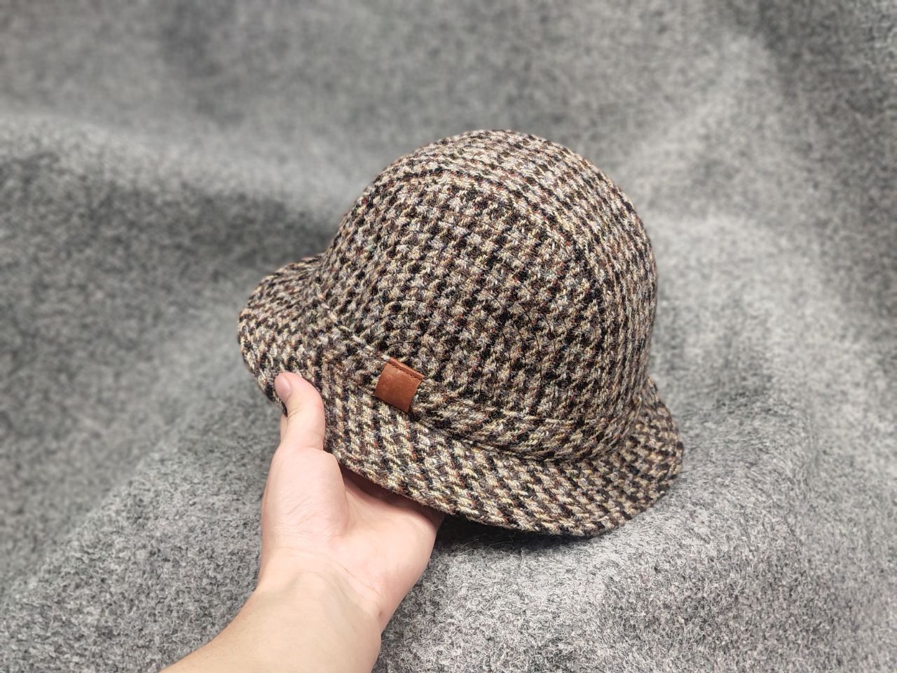 Harris Tweed Vintage 80's Harris Tweed Hat Classic trilby Fedora England Size ONE SIZE - 8 Thumbnail