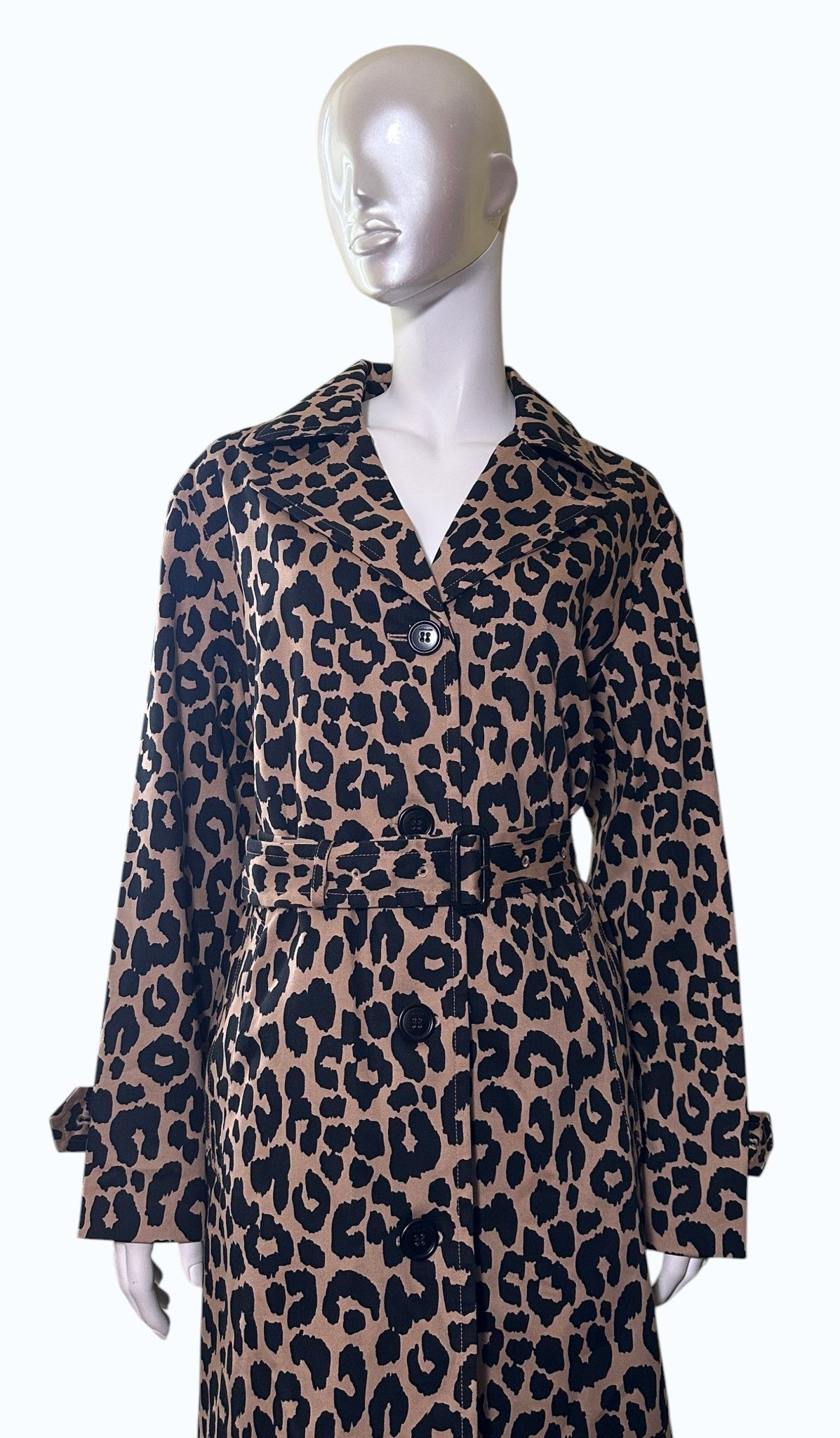 Coach Leopard print trench coat Size M / US 6-8 / IT 42-44 - 3 Thumbnail