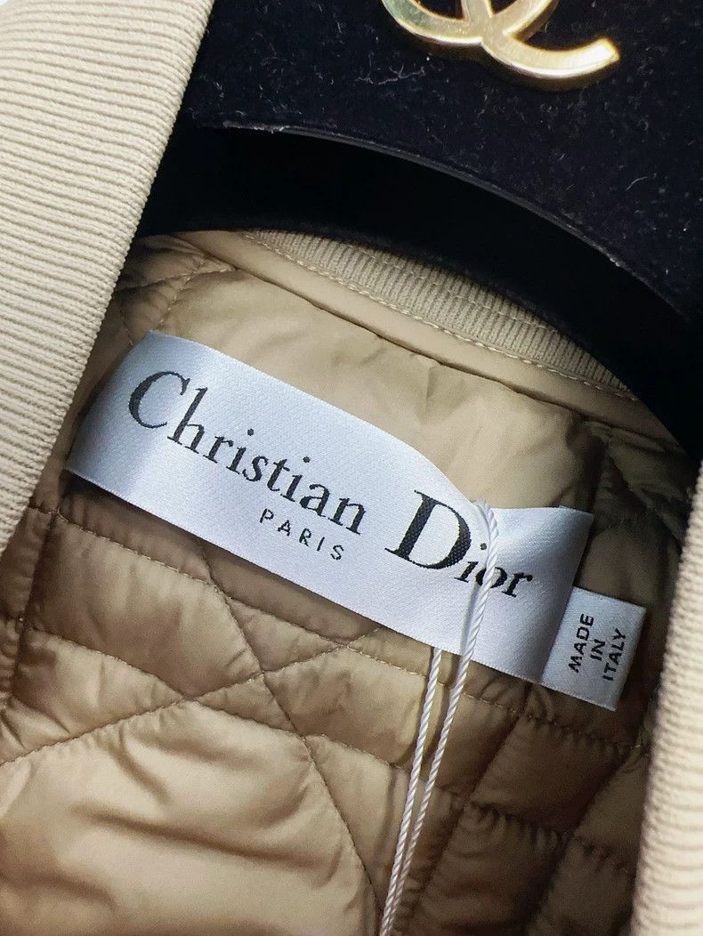Dior Beige Quilted Long Sleeve Jacket-2506 Size L / US 10 / IT 46 - 5 Thumbnail