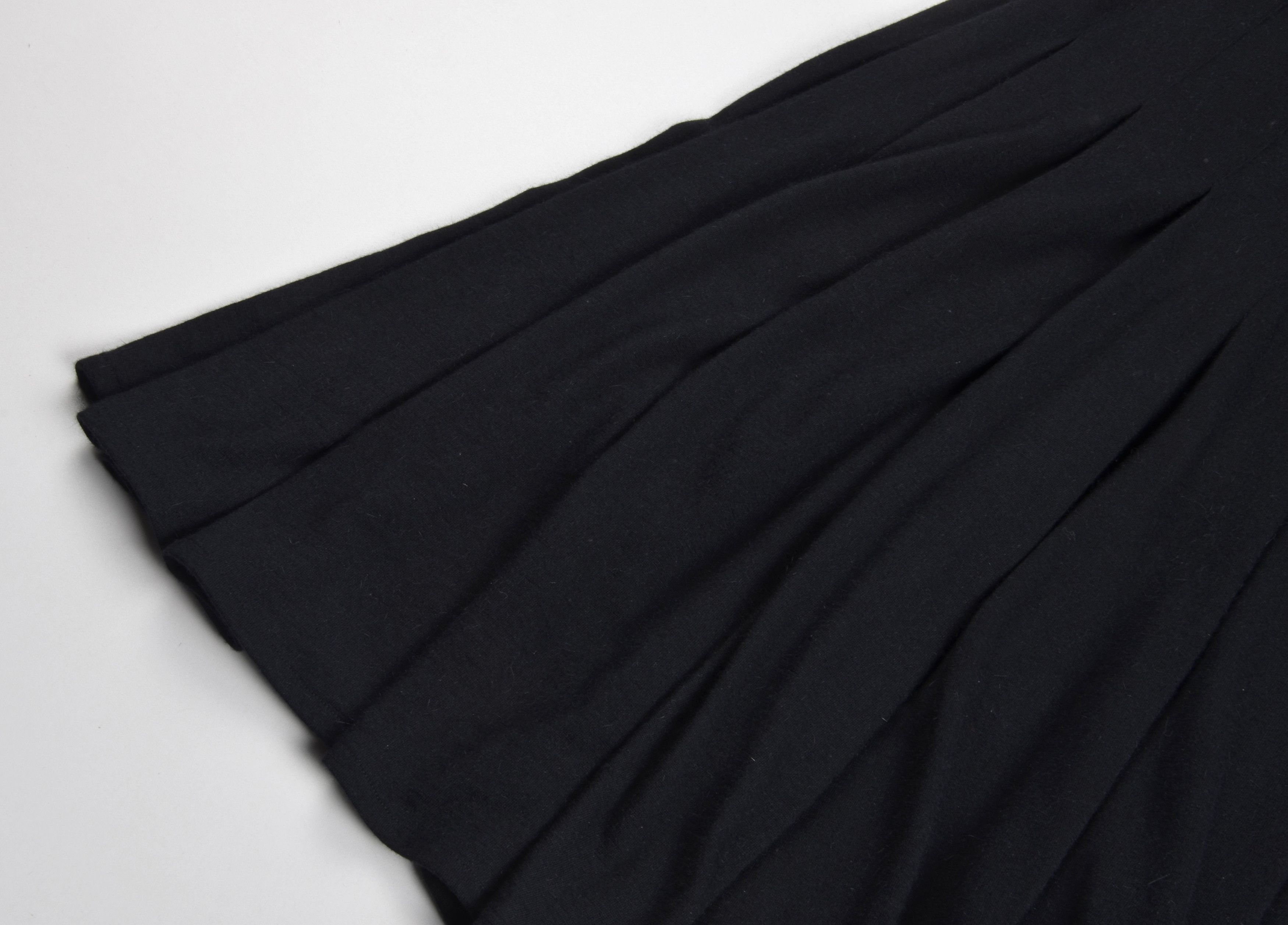 Krizia Vintage Krizia Wool Angora Pleated Culottes Pants Size 26" / US 2 / IT 38 - 6 Thumbnail