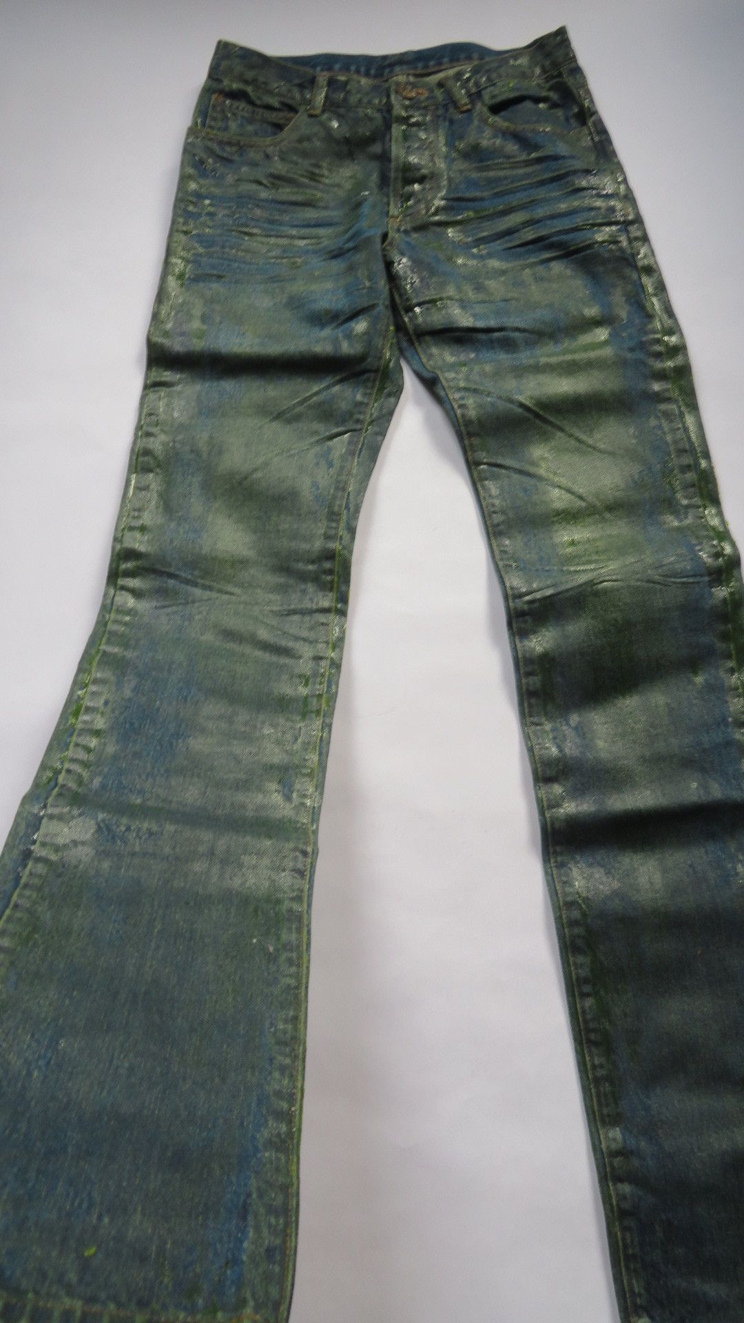 Other Green Waxed Denim Dior Homme Style Size US 28 / EU 44 - 4 Thumbnail