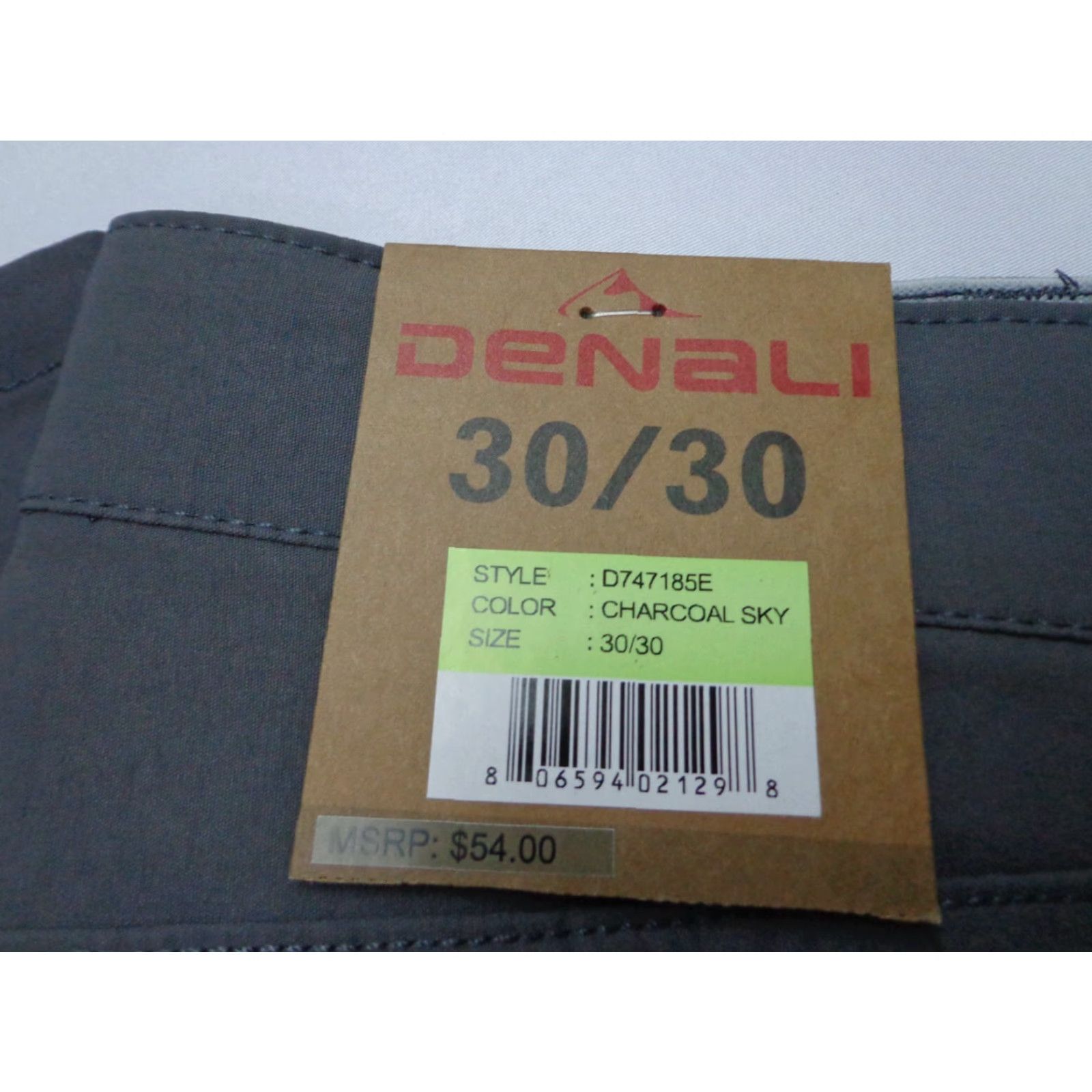 Vintage DENALI Pants Straight 30/30 Gray Tech Stretch Nylon Spandex NWT Mens Regular Inseam 30 Comfort Size US 30 / EU 46 - 3 Thumbnail