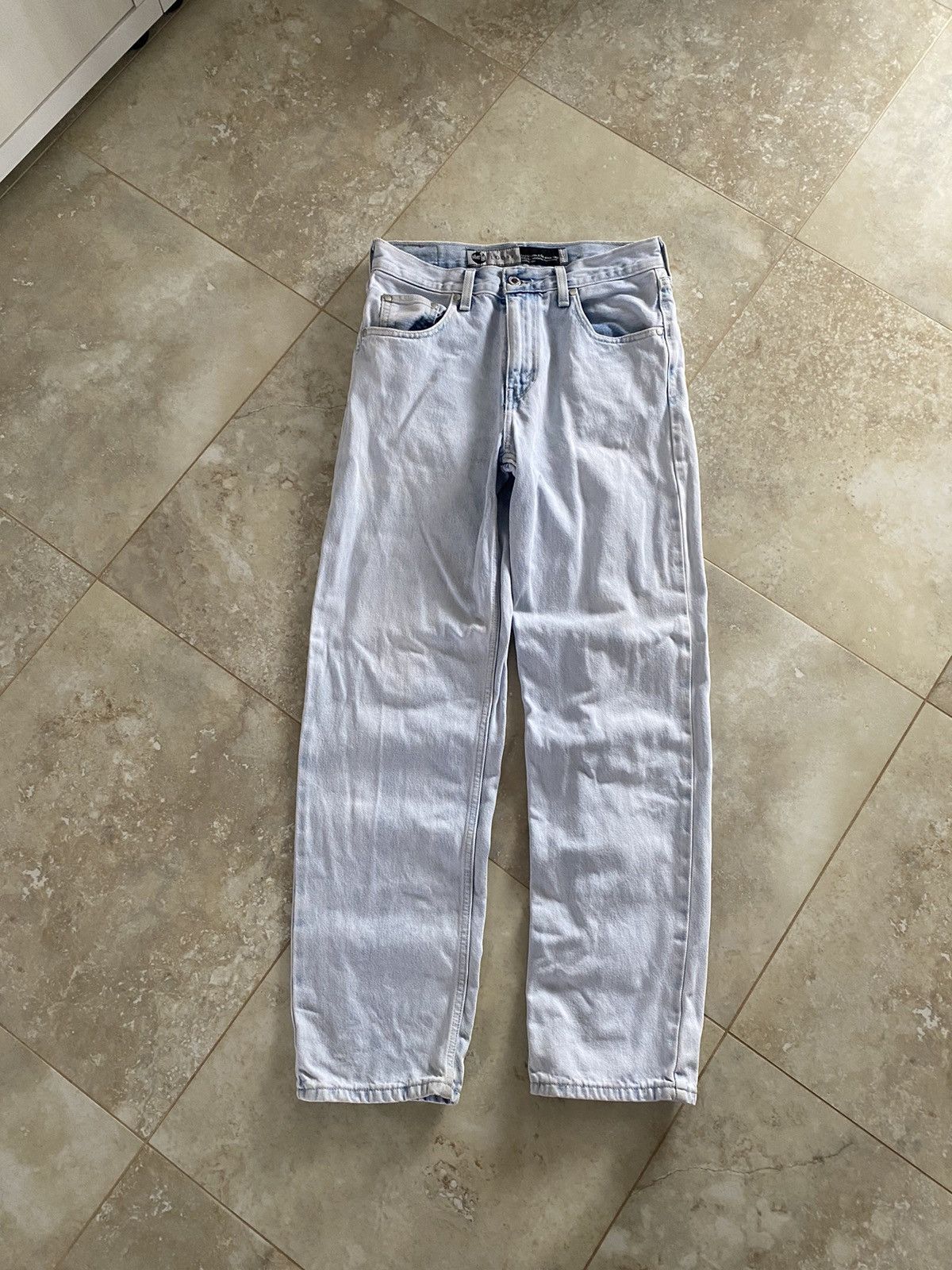 Levi's Vintage Levis SilverTab Baggy Loose Fit Jeans Blue Jeans Y2K Size US 29 - 1 Thumbnail