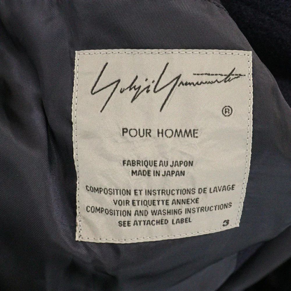 Yohji Yamamoto Yohji Yamamoto POUR HOMME 18AW Hiyoku Long Coat Size US L / EU 52-54 / 3 - 4 Thumbnail