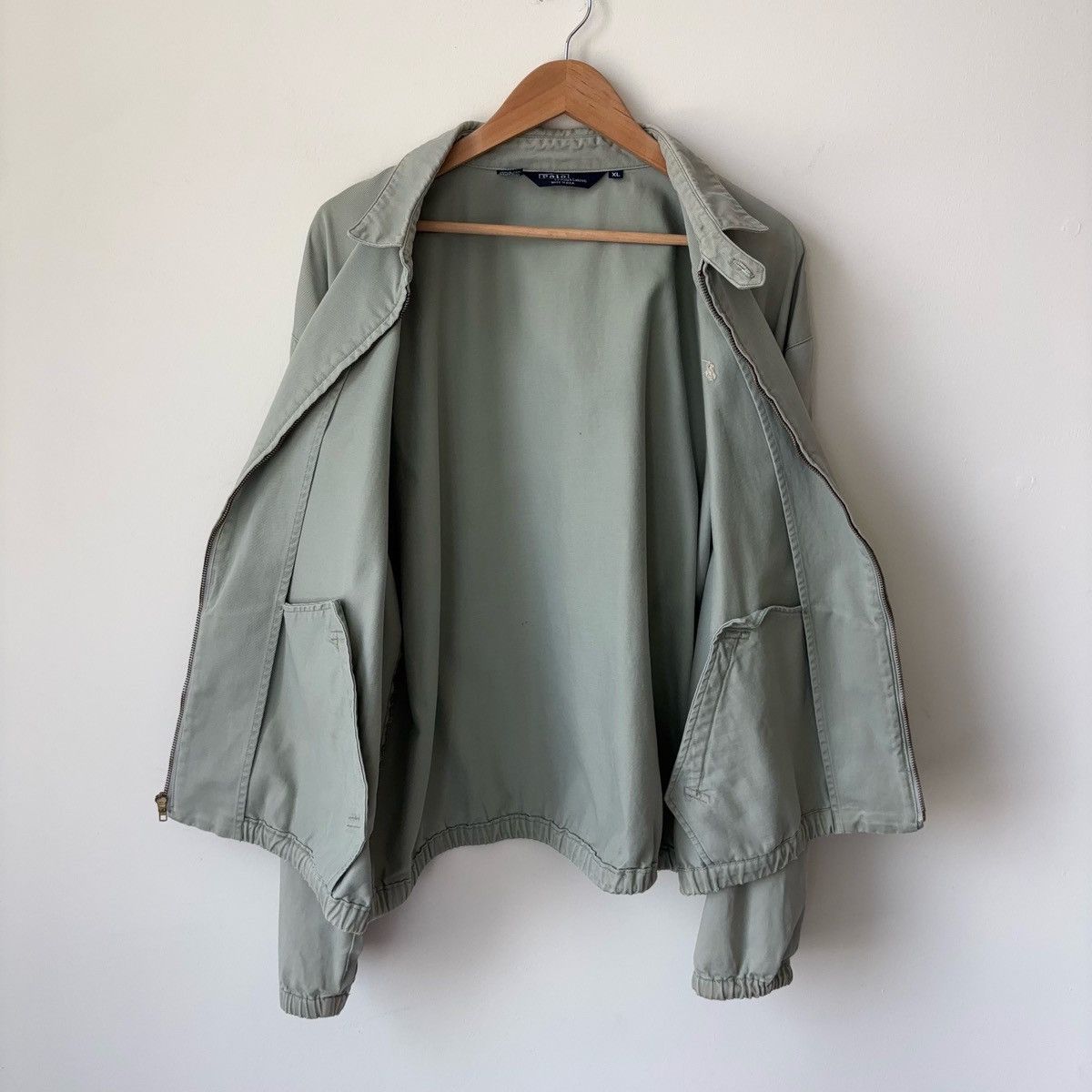 Polo Ralph Lauren Vintage Light Green Bi-Swing Bomber Jacket USA Mint Seafoam Size US XL / EU 56 / 4 - 10 Thumbnail