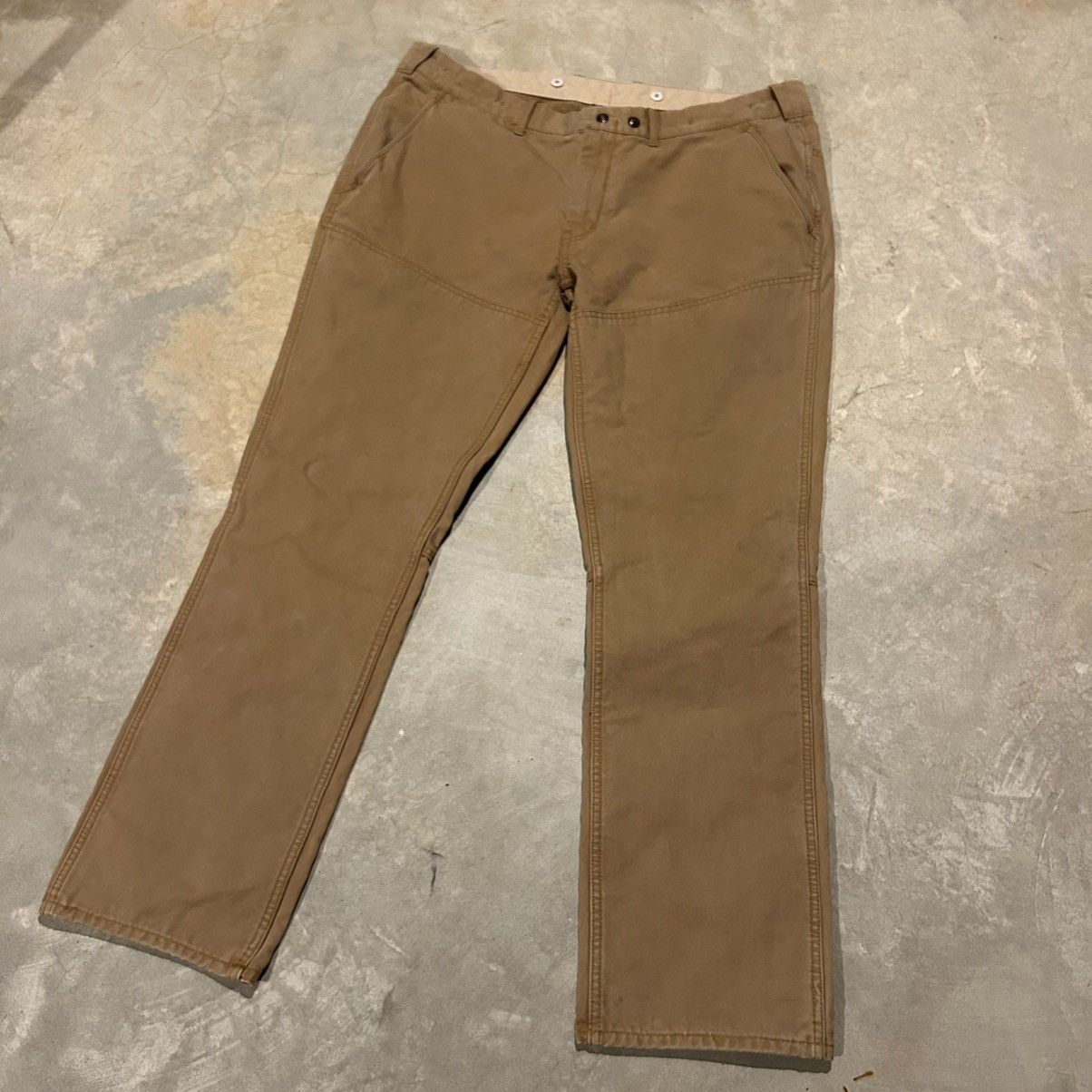 Polo Ralph Lauren × Ralph Lauren × Vintage Vintage 2000s Polo Ralph Lauren Hunting Canvas Pants Rare Size US 40 / EU 56 - 2 Thumbnail