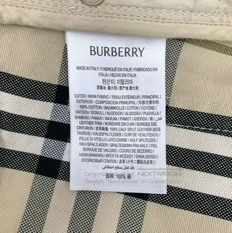 Burberry Burberry Khaki Cotton Women's Skirt. Size 23" - 6 Thumbnail