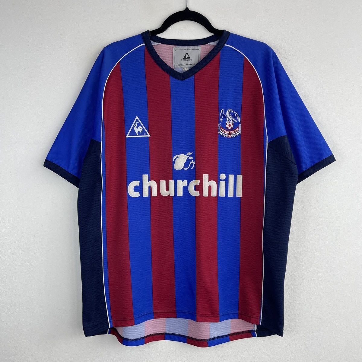 Le Coq Sportif Vintage Crystal Palace Home Jersey Men’s Shirt 2002/2003 Size US L / EU 52-54 / 3 - 1 Thumbnail