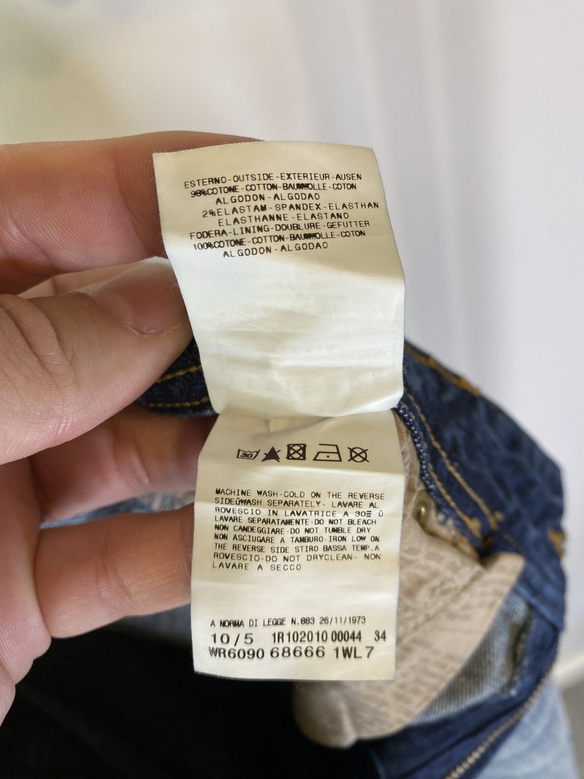 John Galliano Galliano Distressed Blue Jeans Denim Pants Size US 31 - 12 Thumbnail