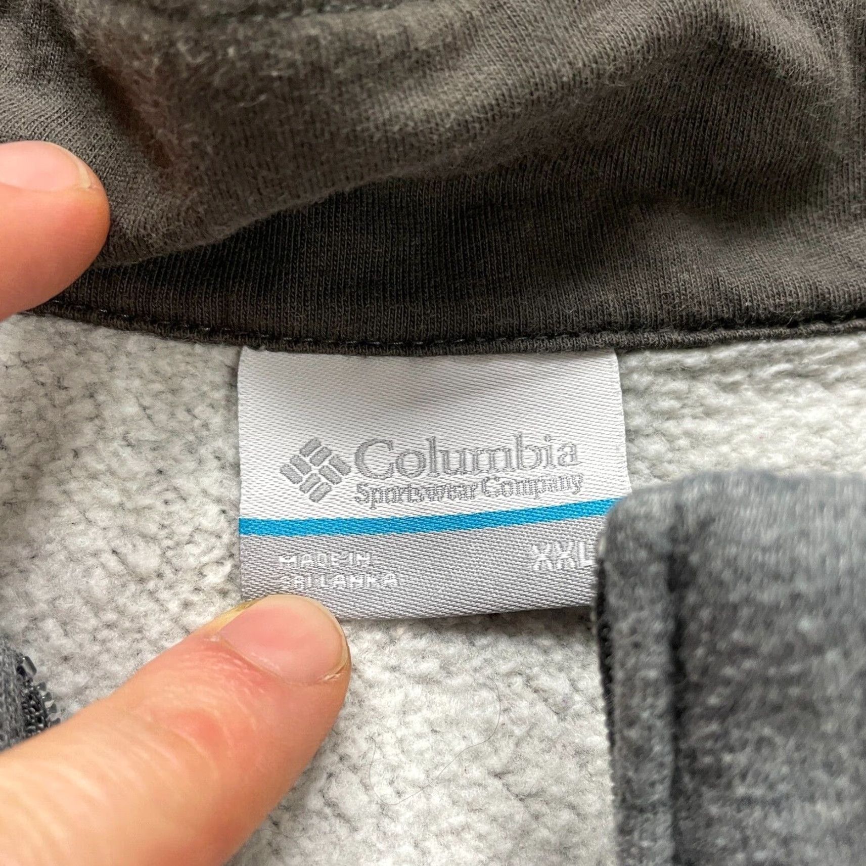 Vintage Columbia Sweatshirt Mens XXL Gray 1/4 Zip Mock Neck Long Sleeve Outdoor Casual Size US XXL / EU 58 / 5 - 3 Thumbnail