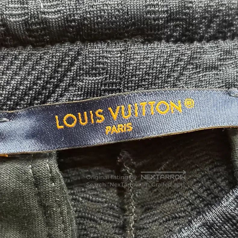 Louis Vuitton Louis Vuitton size xl Dark Embossed Full Print Navy Blue Tr Size US 28 / EU 44 - 3 Thumbnail