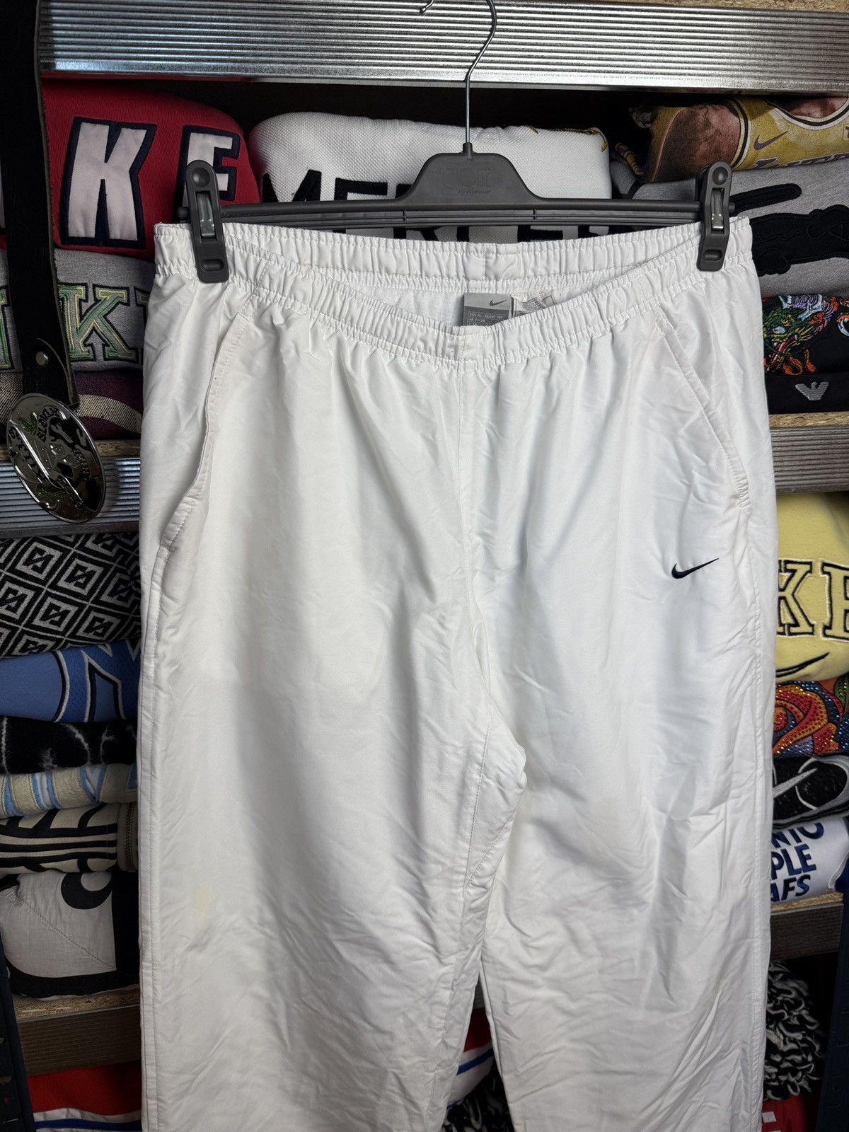 Nike Nike Vintage Baggy Track Pants White Stripped Size XL Size US 36 / EU 52 - 2 Thumbnail