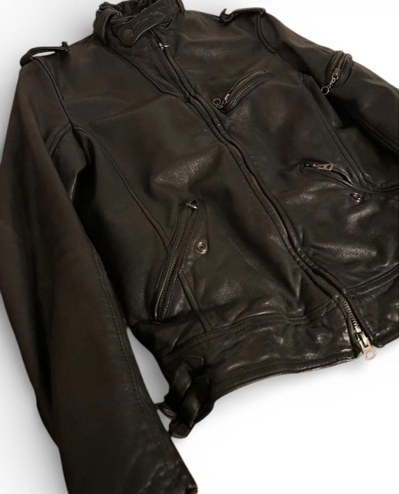 Japan Rags nano universe x Kiminori Morishita leather rider's jacket Size US M / EU 48-50 / 2 - 3 Thumbnail