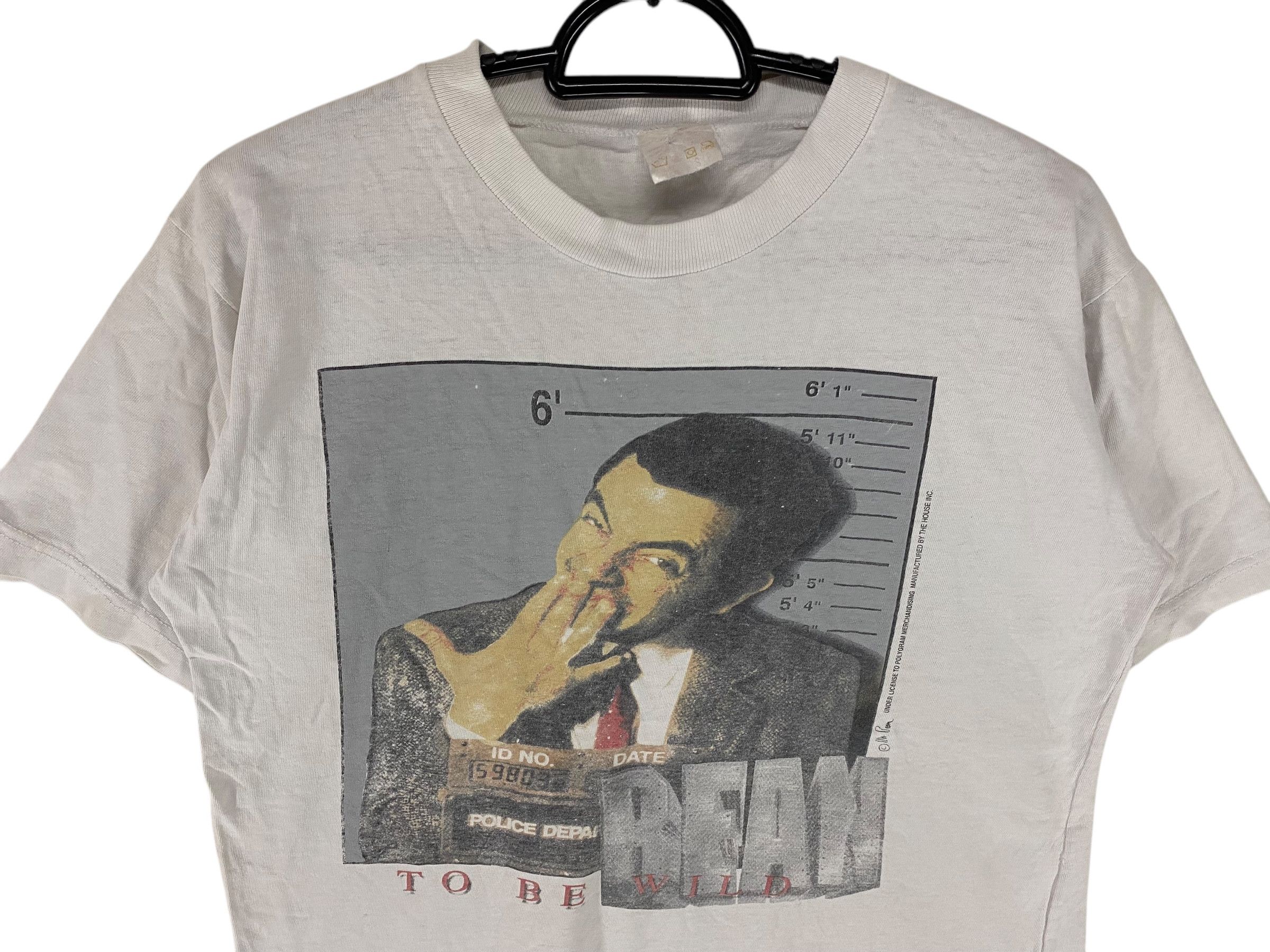Vintage 90s Mr. Bean bean to be wild tshirt Size US M / EU 48-50 / 2 - 3 Thumbnail