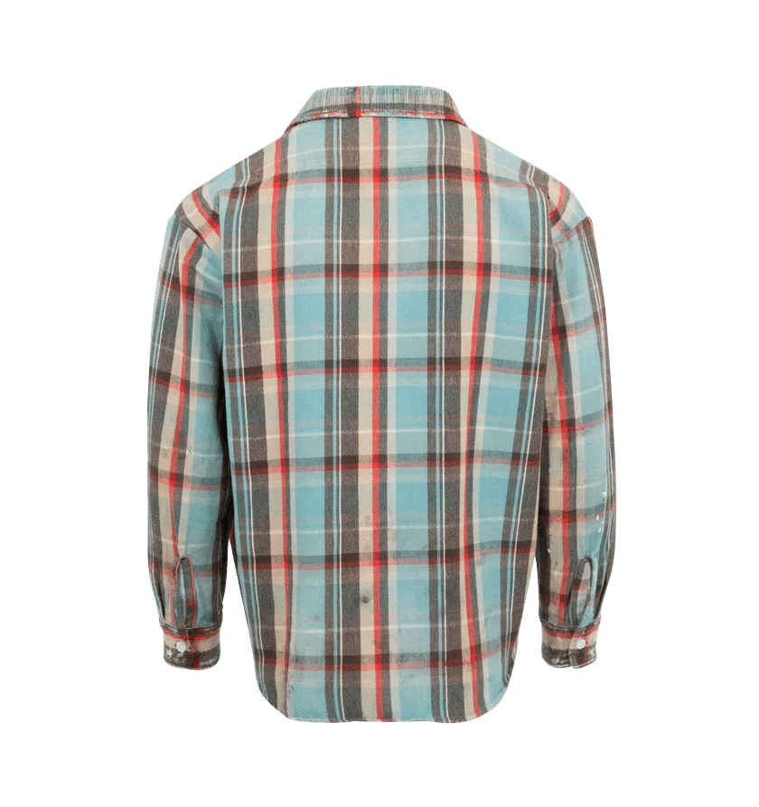 Saint Michael o1h1sh11225 Flannel Shirt Check in Blue Size US L / EU 52-54 / 3 - 2 Thumbnail