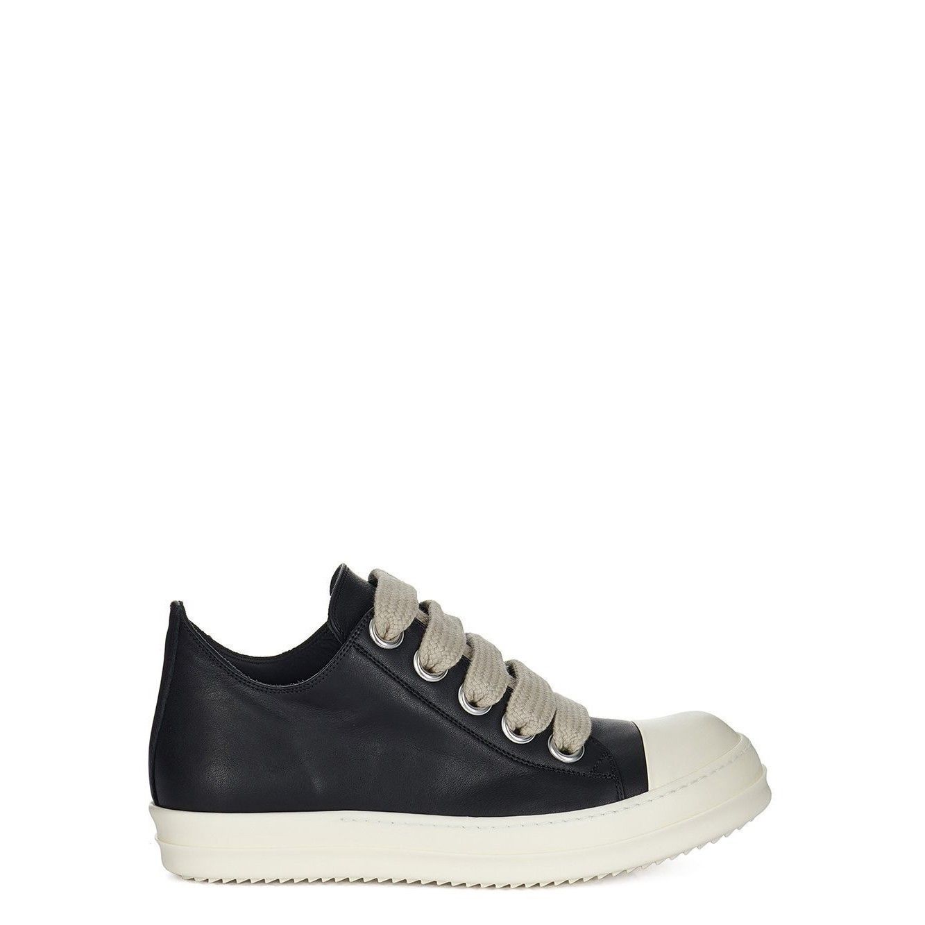 RICK OWENS Temple $1115 Women's Jumbolace Black/Milk Sneaker