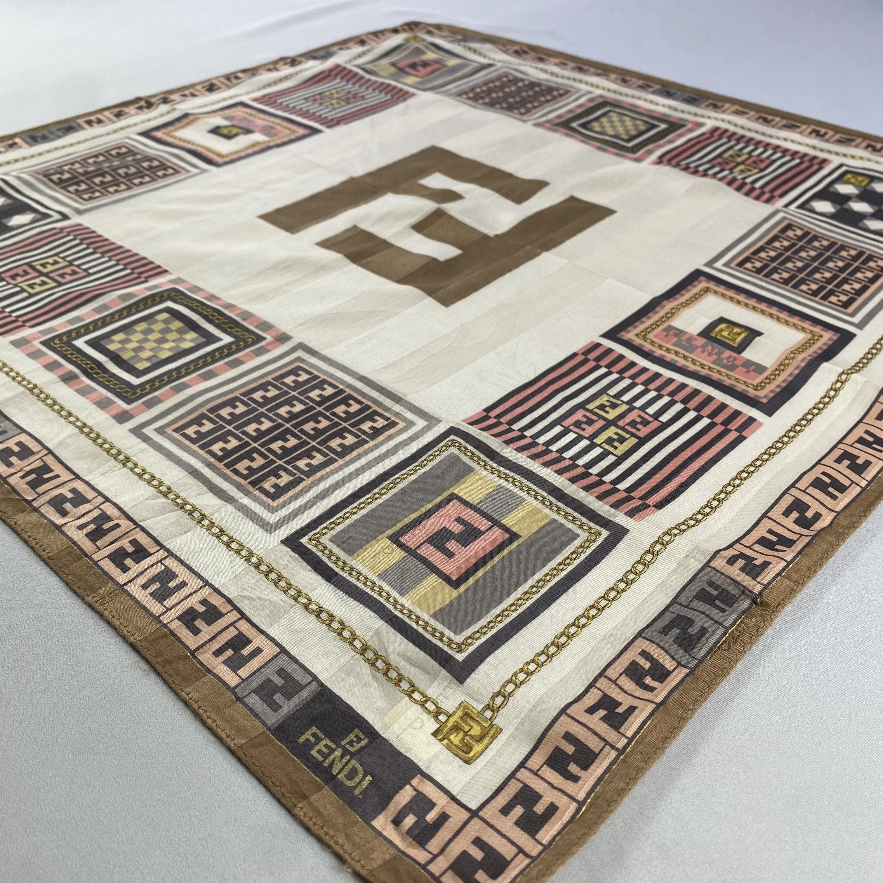 Vintage Fendi Bandana/ Handkerchief / Neckerchief Size ONE SIZE - 2 Thumbnail
