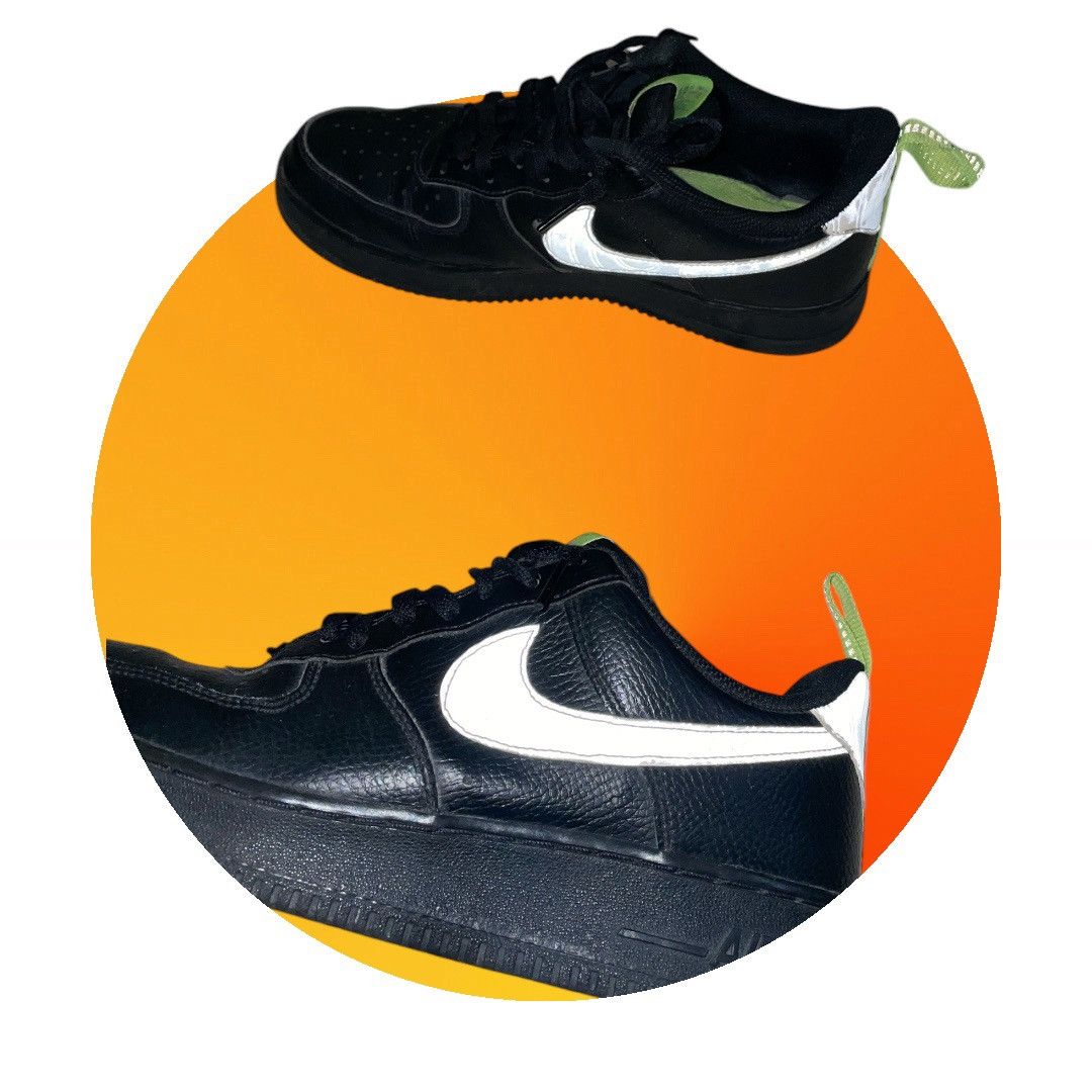 Nike Air Force One Black Size US 9.5 / EU 42-43 - 1 Thumbnail
