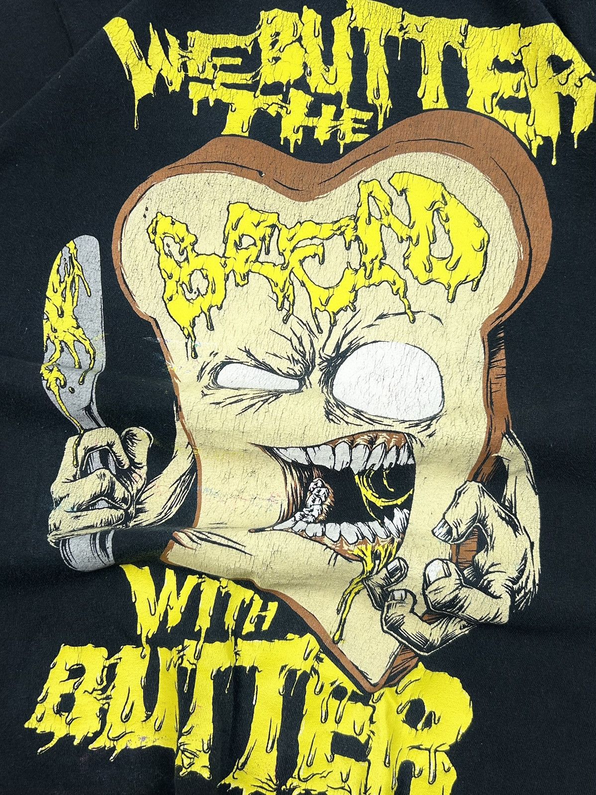 Band Tees × Vintage We Butter The Bread With Butter Rock T Shirt Vintage Size US S / EU 44-46 / 1 - 5 Thumbnail