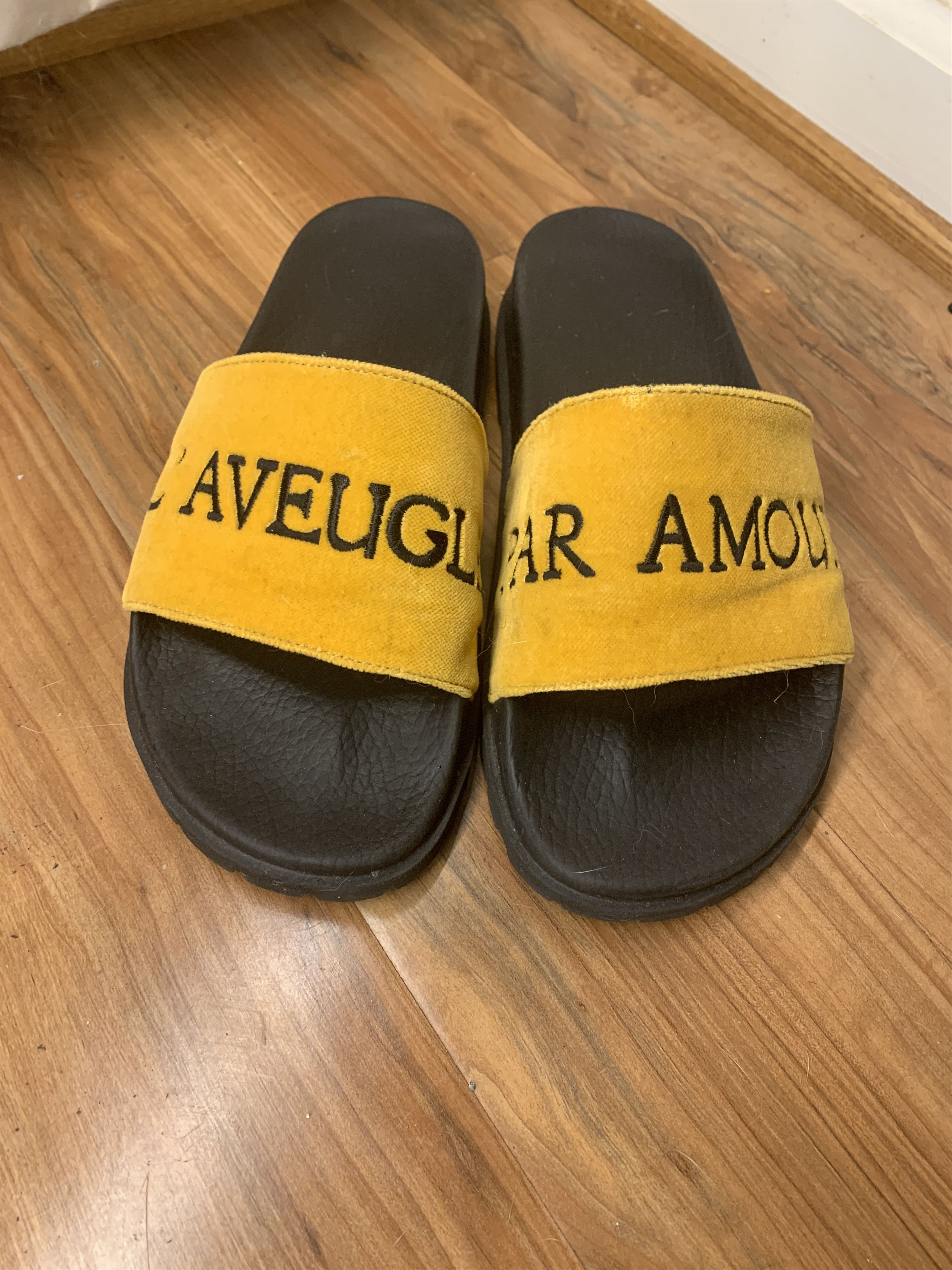Gucci Velvet Slides Grailed