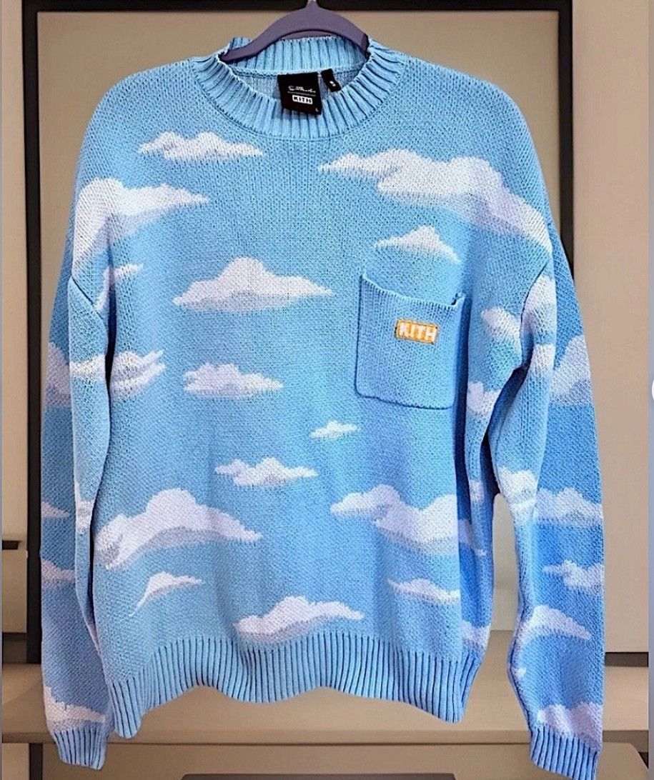Kith × The Simpsons KITH x THE SIMPSONS Cloud Interasia Men's Sweater, large Size US L / EU 52-54 / 3 - 1 Thumbnail