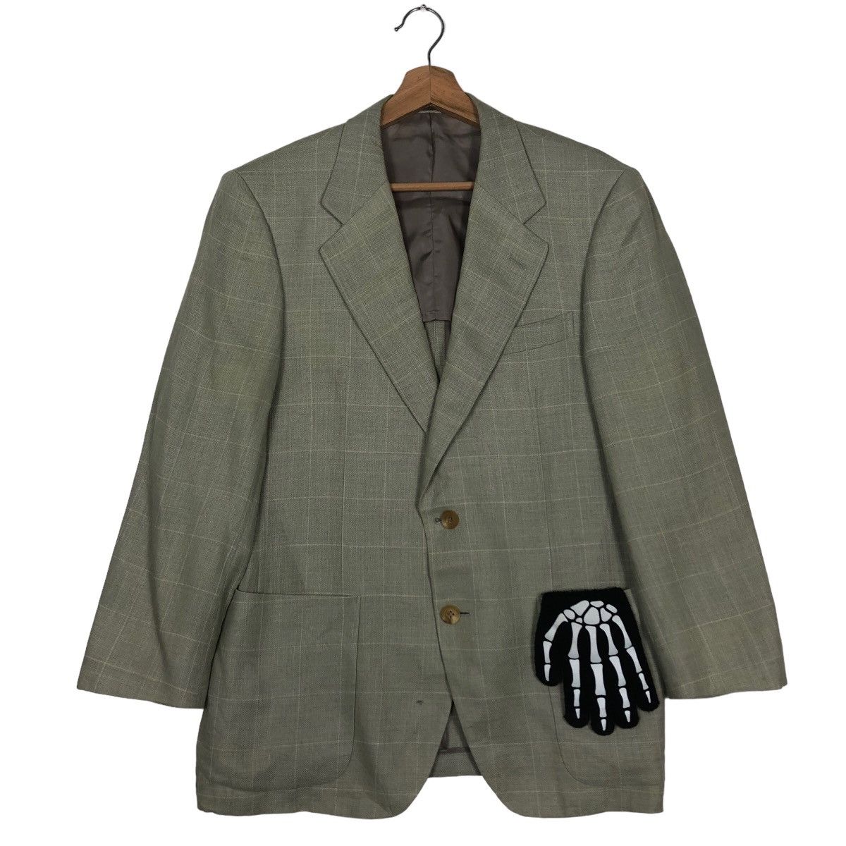 Burberry 🔥 Double Breast Coats Jacket Burberry Nova Check Tartan Size US M / EU 48-50 / 2 - 2 Thumbnail