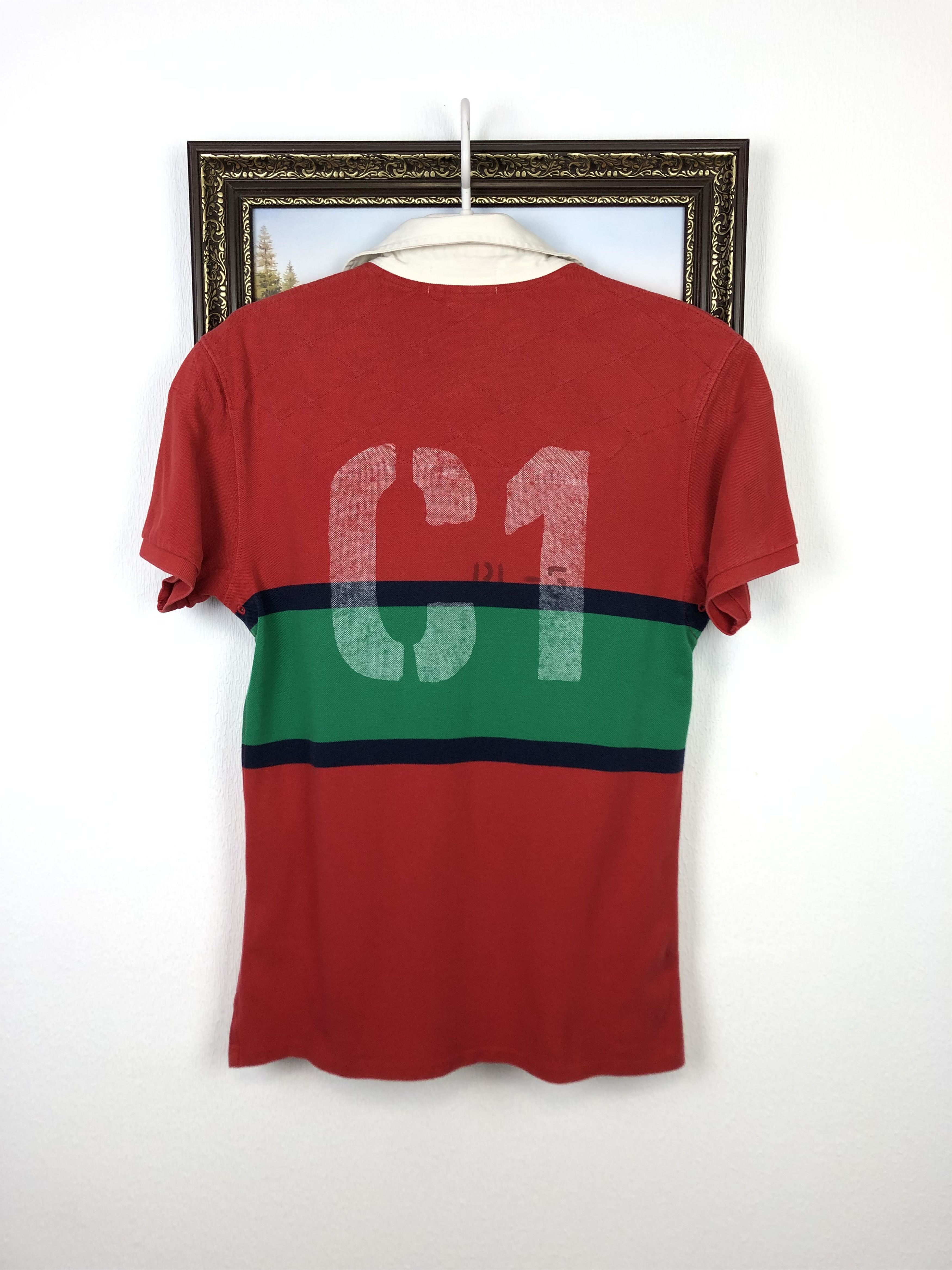 Polo Ralph Lauren Vintage Polo Ralph Lauren Shirt RL Guide Spell Out Slim Fit Size US M / EU 48-50 / 2 - 10 Thumbnail