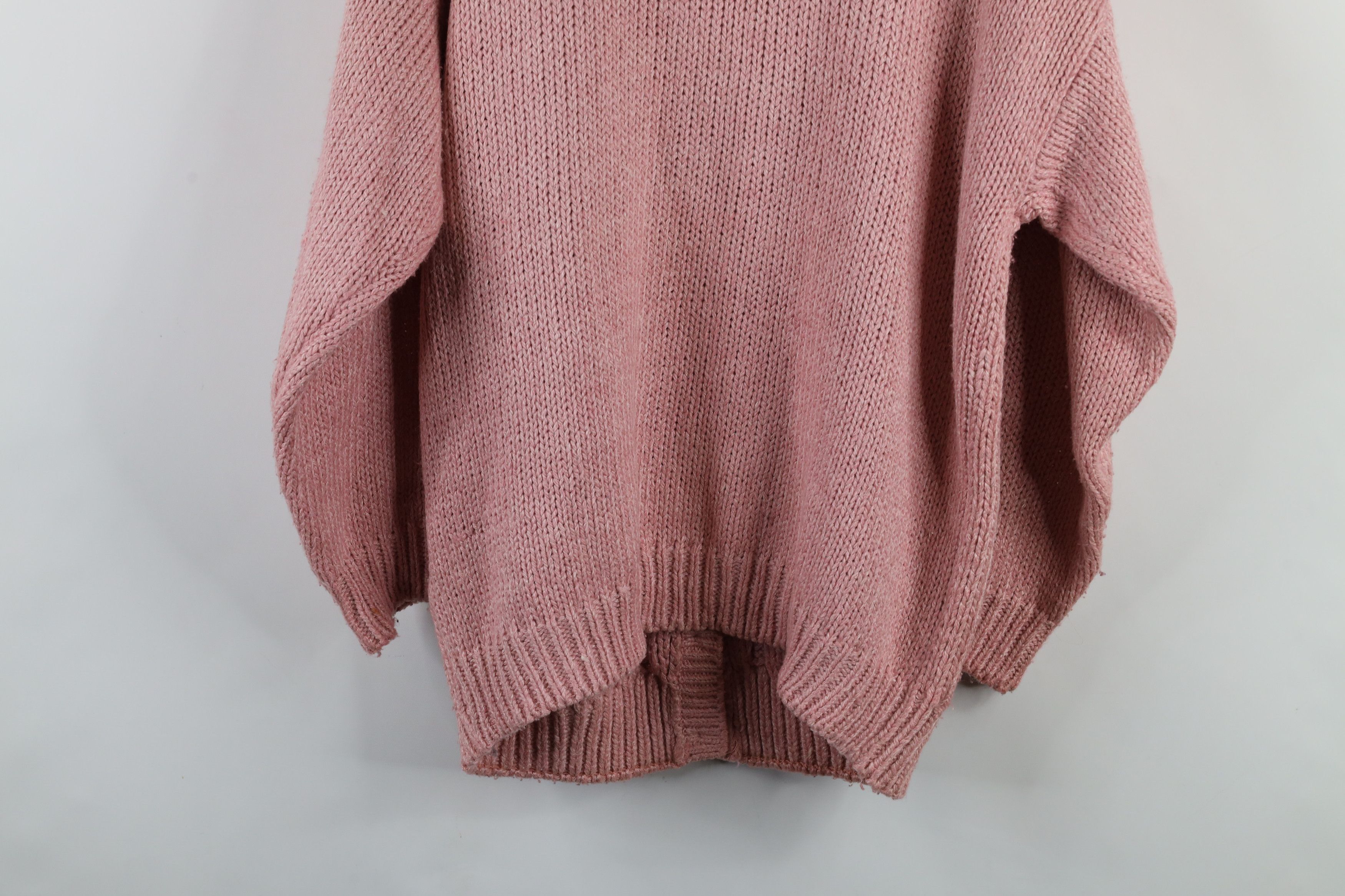 Vintage Vintage 90s Streetwear Chunky Cable Knit Cardigan Sweater Size XL / US 12-14 / IT 48-50 - 9 Thumbnail