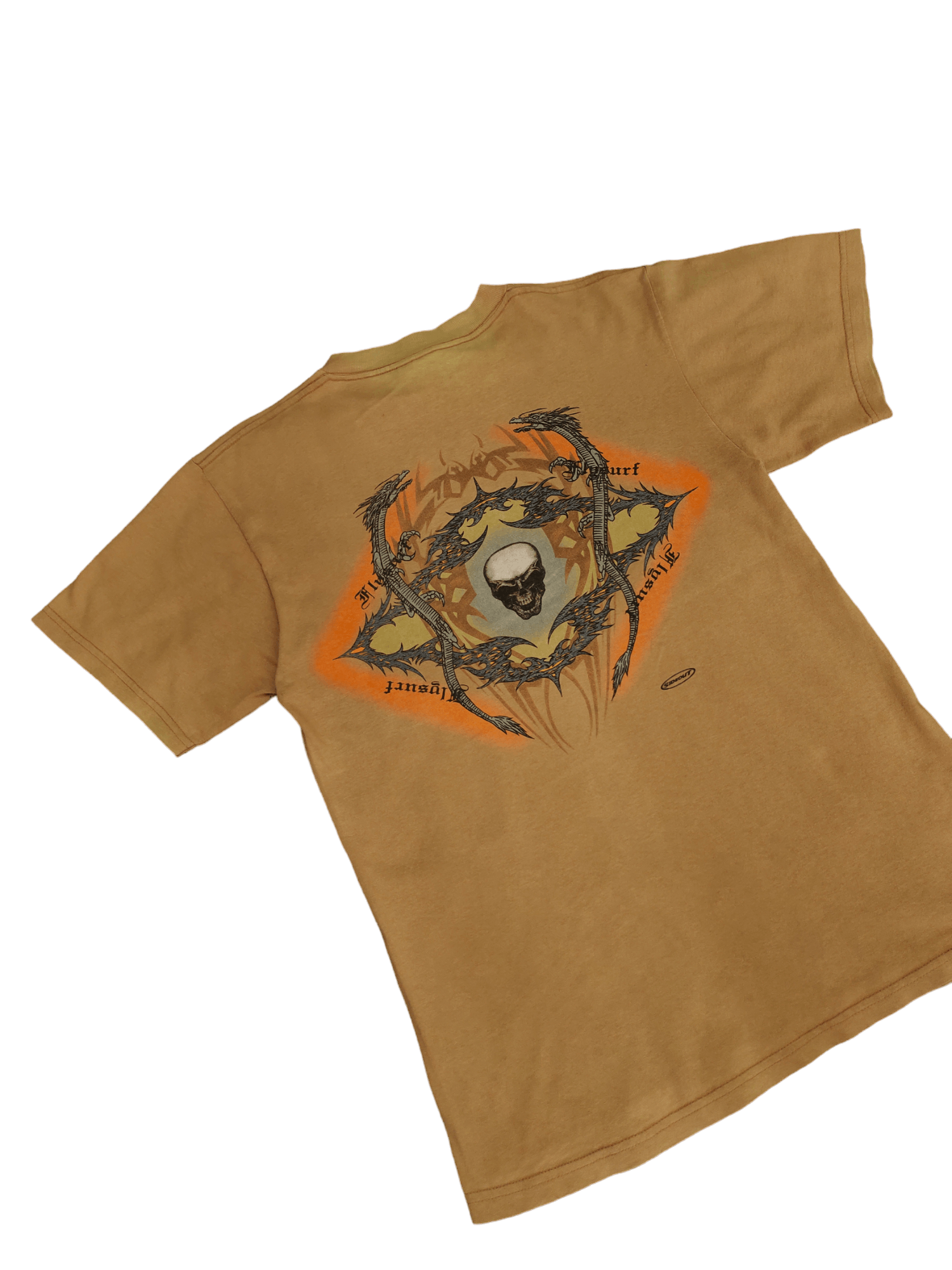 Other 1990s Sideout Skull & Double Dragon Surfing Tee Streetwear Size US M / EU 48-50 / 2 - 2 Thumbnail