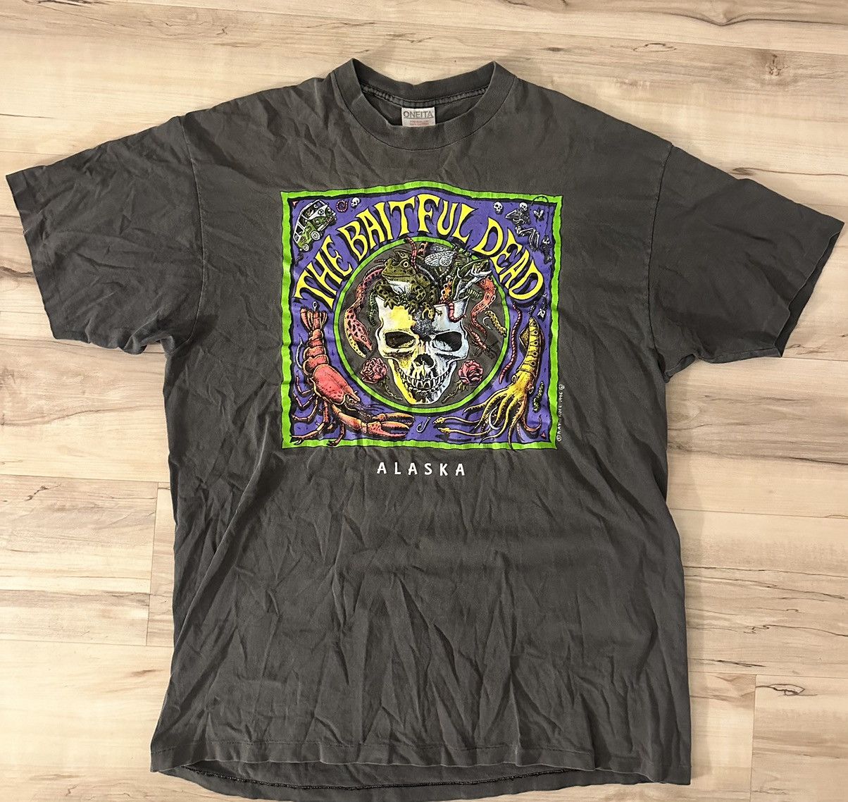 Vintage Ray Troll Baitful Dead Vintage T-Shirt XXL Size US XXL / EU 58 / 5 - 1 Thumbnail