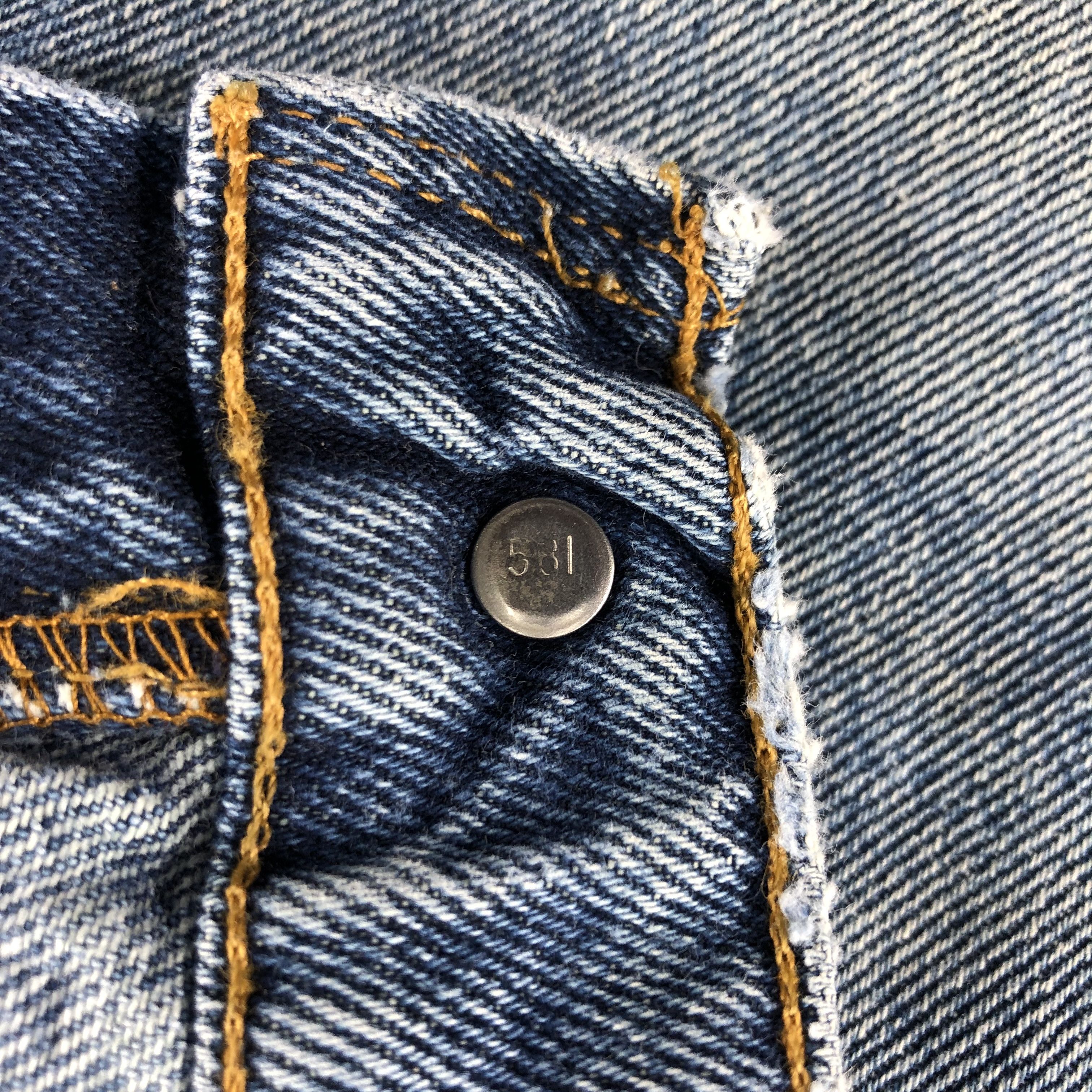 Levi's 90s Vintage Blue Wash Levis 505 Jeans-J2411 Size US 30 / EU 46 - 14 Thumbnail