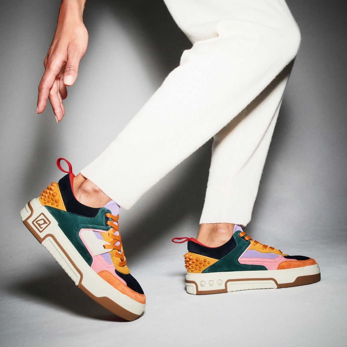 Christian Louboutin oc11z0325 Astroloubi Sneaker in Multicolor Size US 10 / IT 40 - 8 Thumbnail