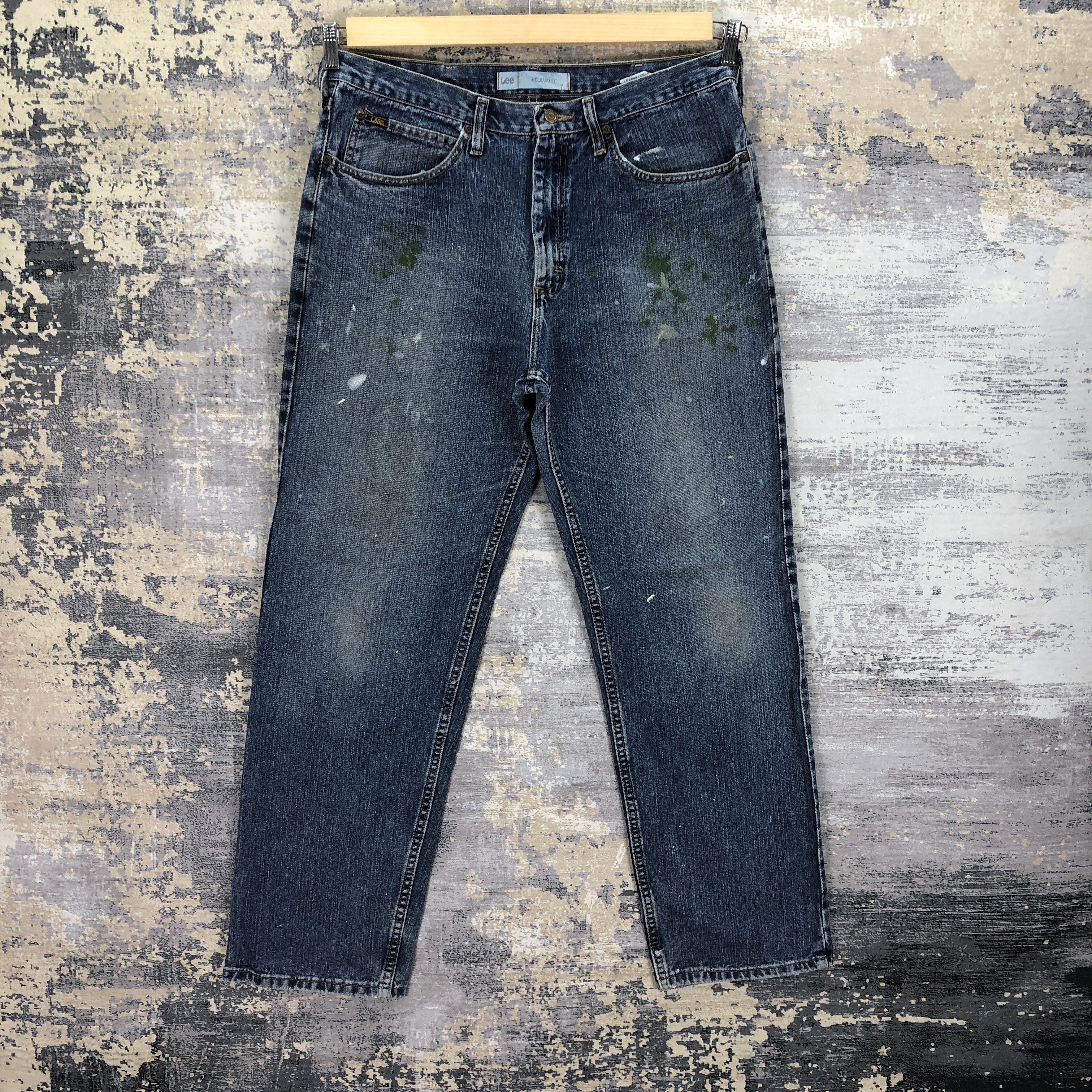 Wrangler Vintage Y2K Wrangler Faded Jeans Dirty Stone Wash Denim Pant Size US 34 / EU 50 - 1 Thumbnail