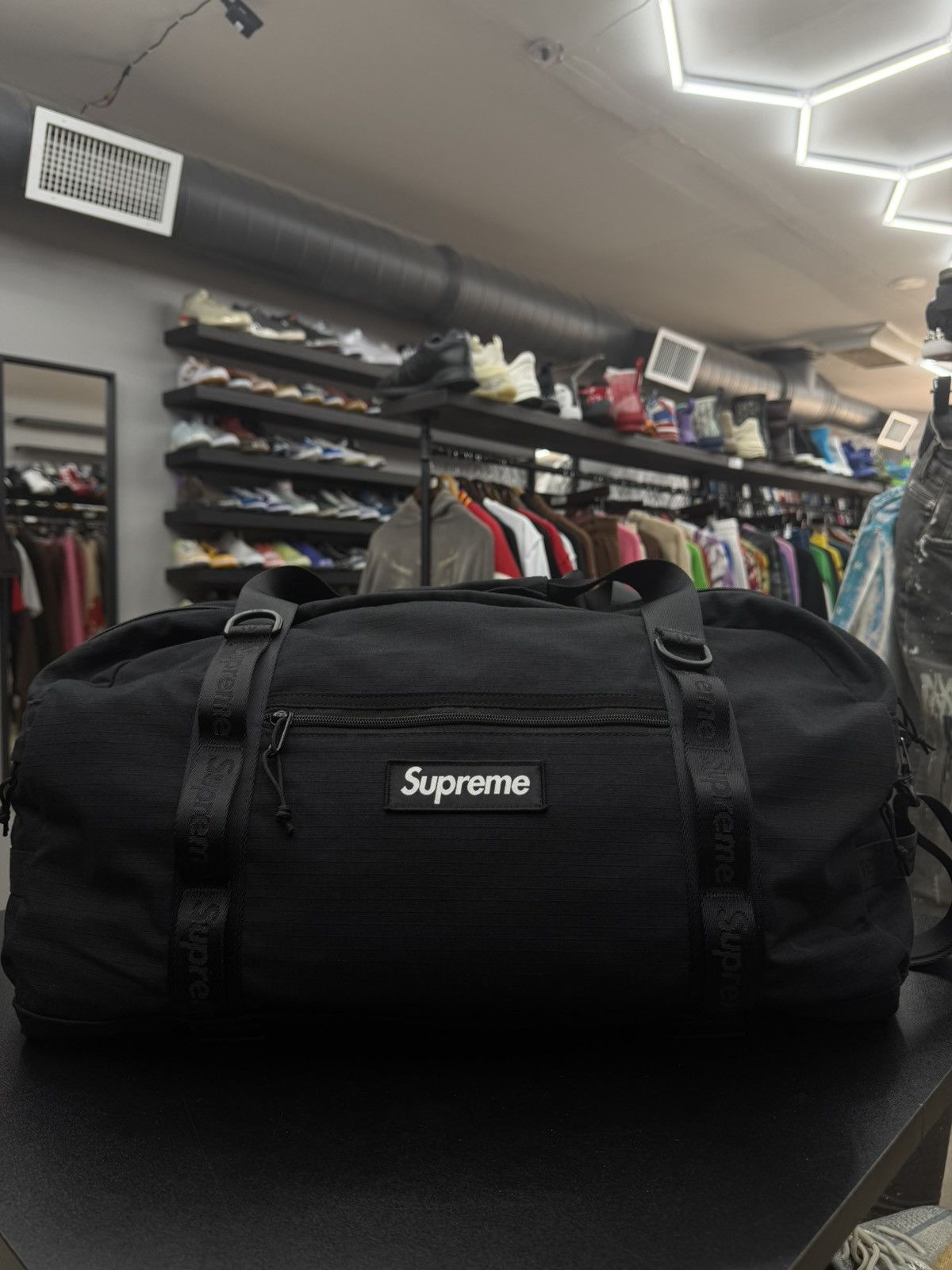 Supreme Supreme 24ss mini duffle bag black | Grailed