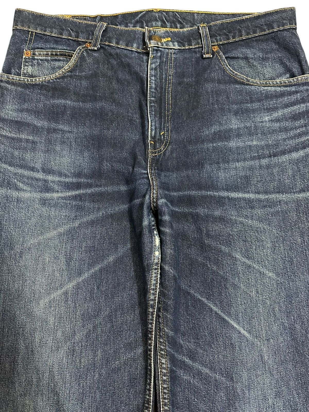 Levi's Vintage 90s Levis 605 Orange Tab Faded Wash Baggy Jeans Size US 36 / EU 52 - 3 Thumbnail