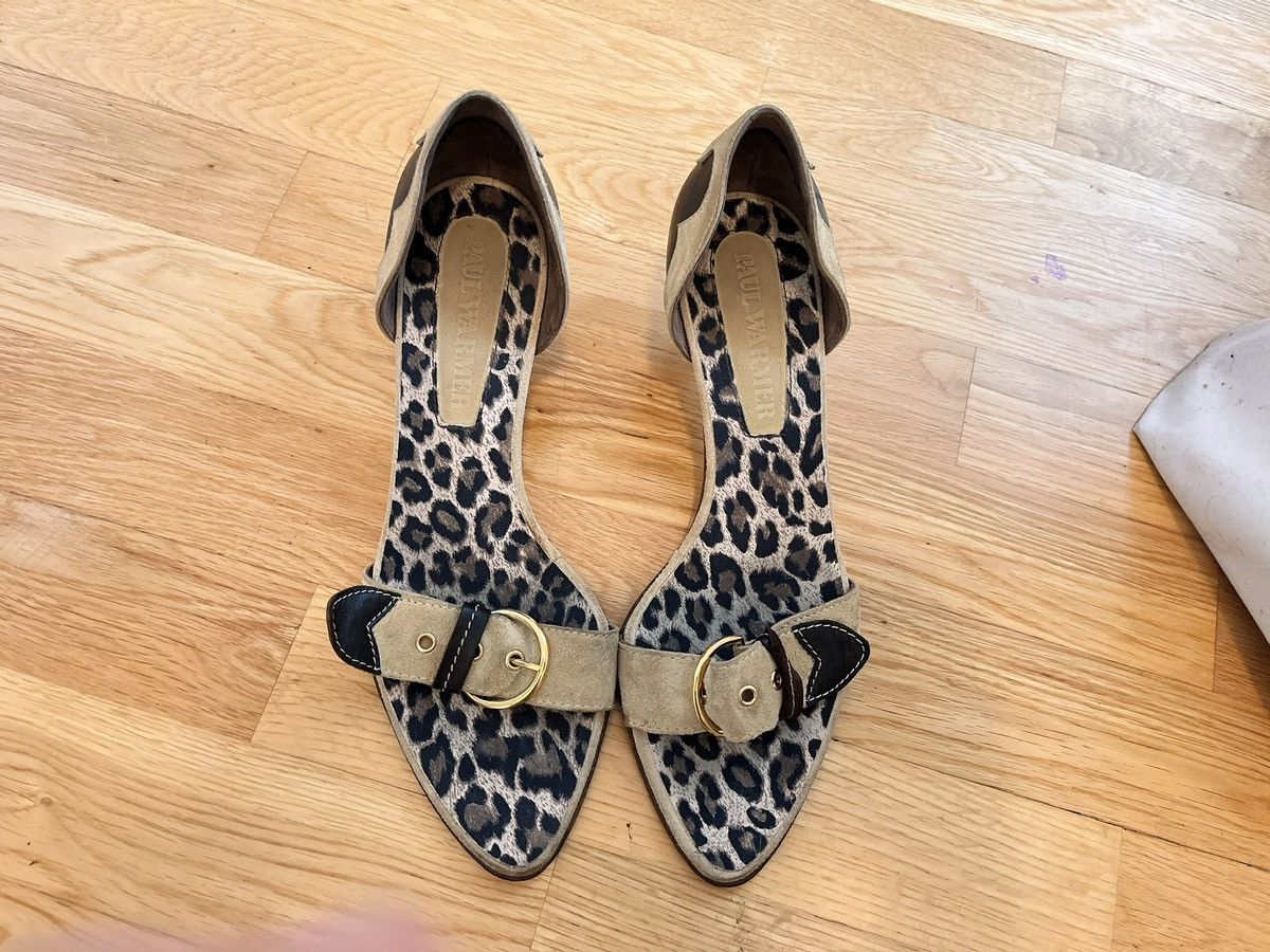 Other Paul Warmer Sandalen – Animal Print & Buckle Design Size US 7 / IT 37 - 2 Thumbnail