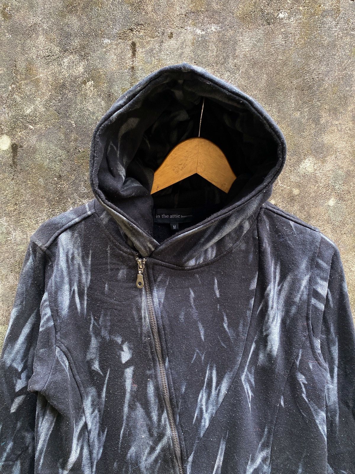 If Six Was Nine × In The Attic × Le Grande Bleu (L.G.B.) In The Attic Asymmetrical Rick Owens style zip hoodie Size US M / EU 48-50 / 2 - 4 Thumbnail