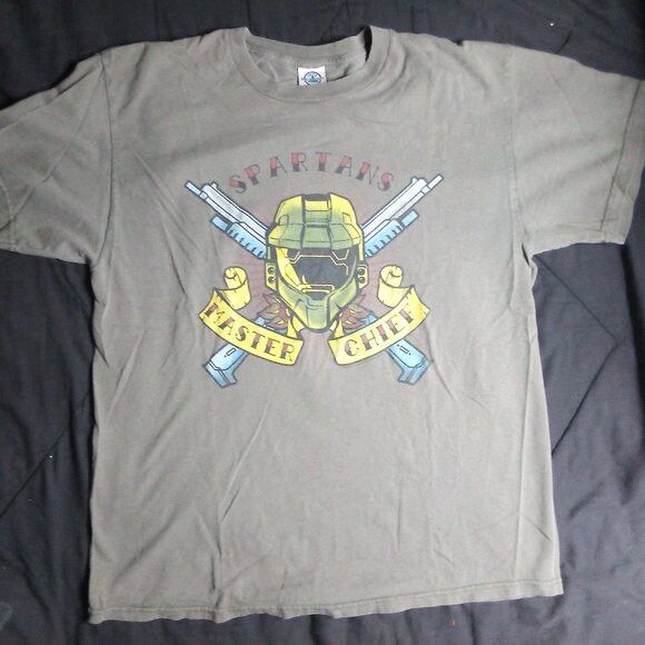 Delta Vintage Halo Master Chief Spartans Tattoo Art T-Shirt Size US L / EU 52-54 / 3 - 2 Thumbnail