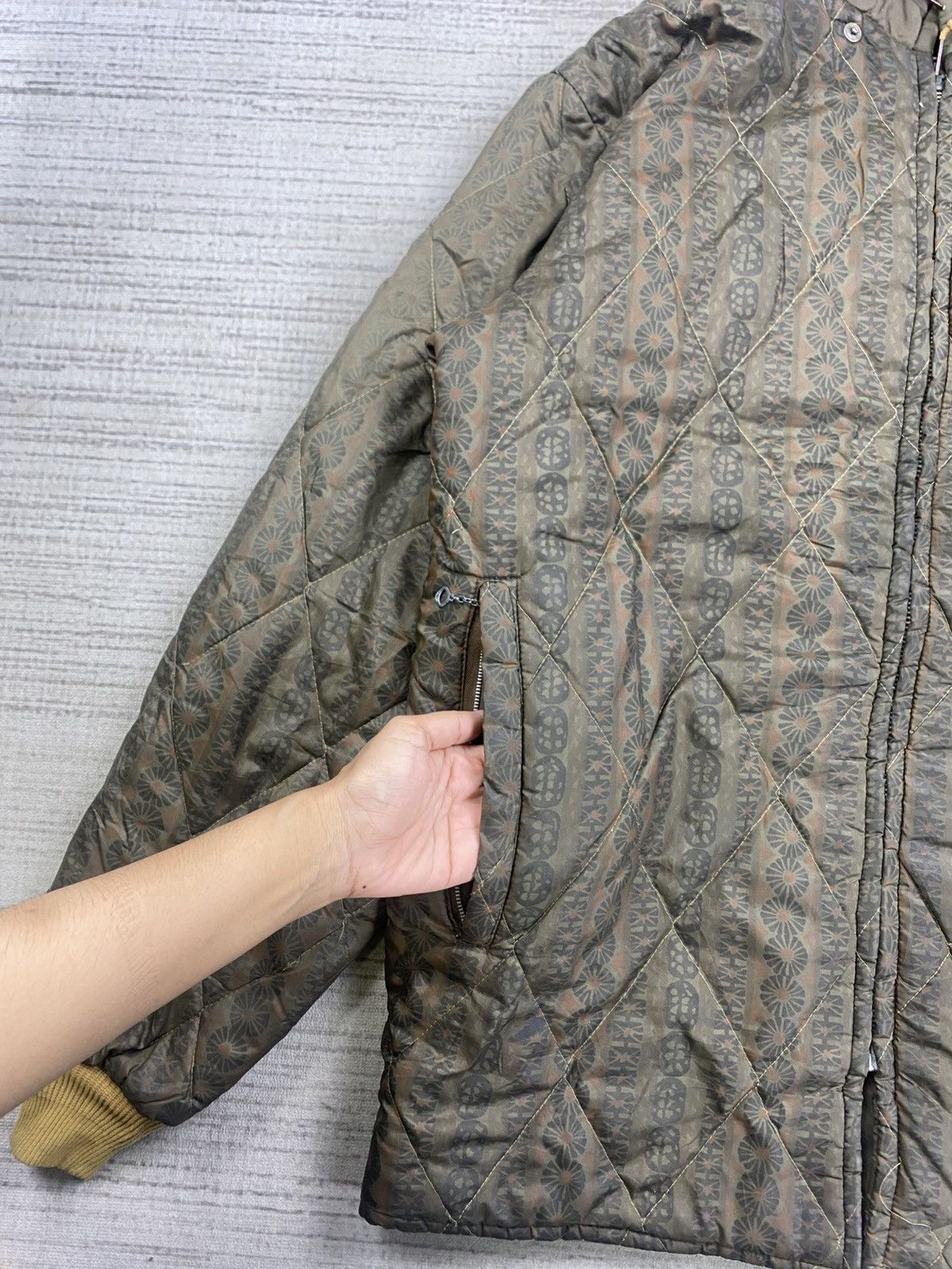 Pacific Trail × Vintage Vtg 70s Pacific Trail Military Quilted Talon Zipper Jacket Size US M / EU 48-50 / 2 - 9 Thumbnail