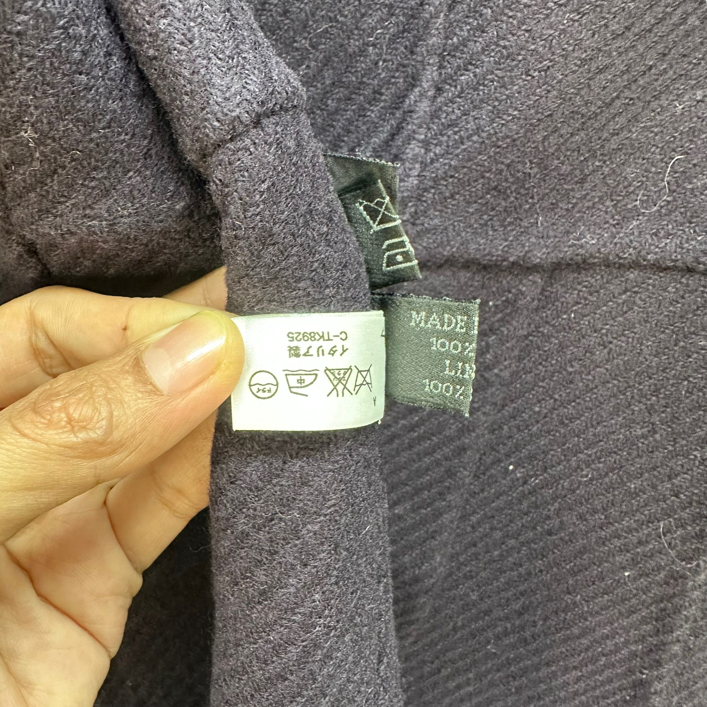 Prada PRADA MILANO PURPLE WOOL COAT #7781-171 Size S / US 4 / IT 40 - 9 Thumbnail