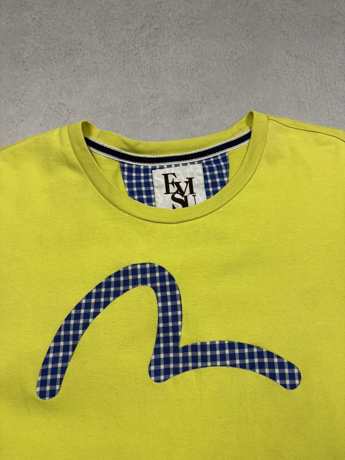 Evisu Evisu Neon Green Big Logo T-Shirt M L Streetwear Tee Korea Size US M / EU 48-50 / 2 - 6 Thumbnail