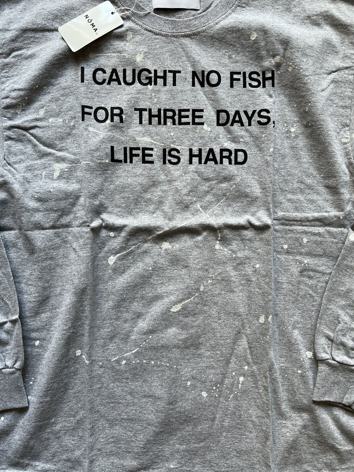 Japanese Brand Nomarhythm Textile Japan Splash Long Sleeve Tee Size US L / EU 52-54 / 3 - 5 Thumbnail