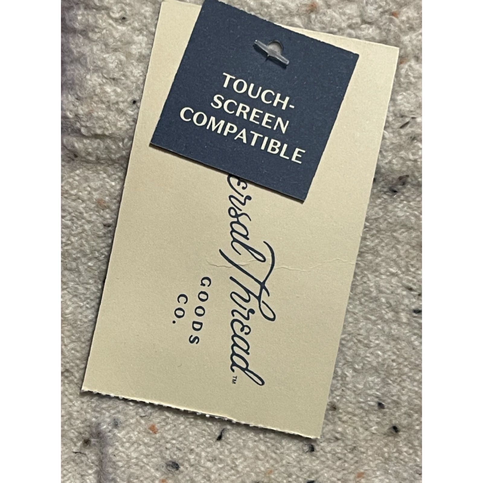 Vintage Universal Thread Gloves Women's One Size Gray Touchscreen Compatible NWT Size ONE SIZE - 6 Thumbnail