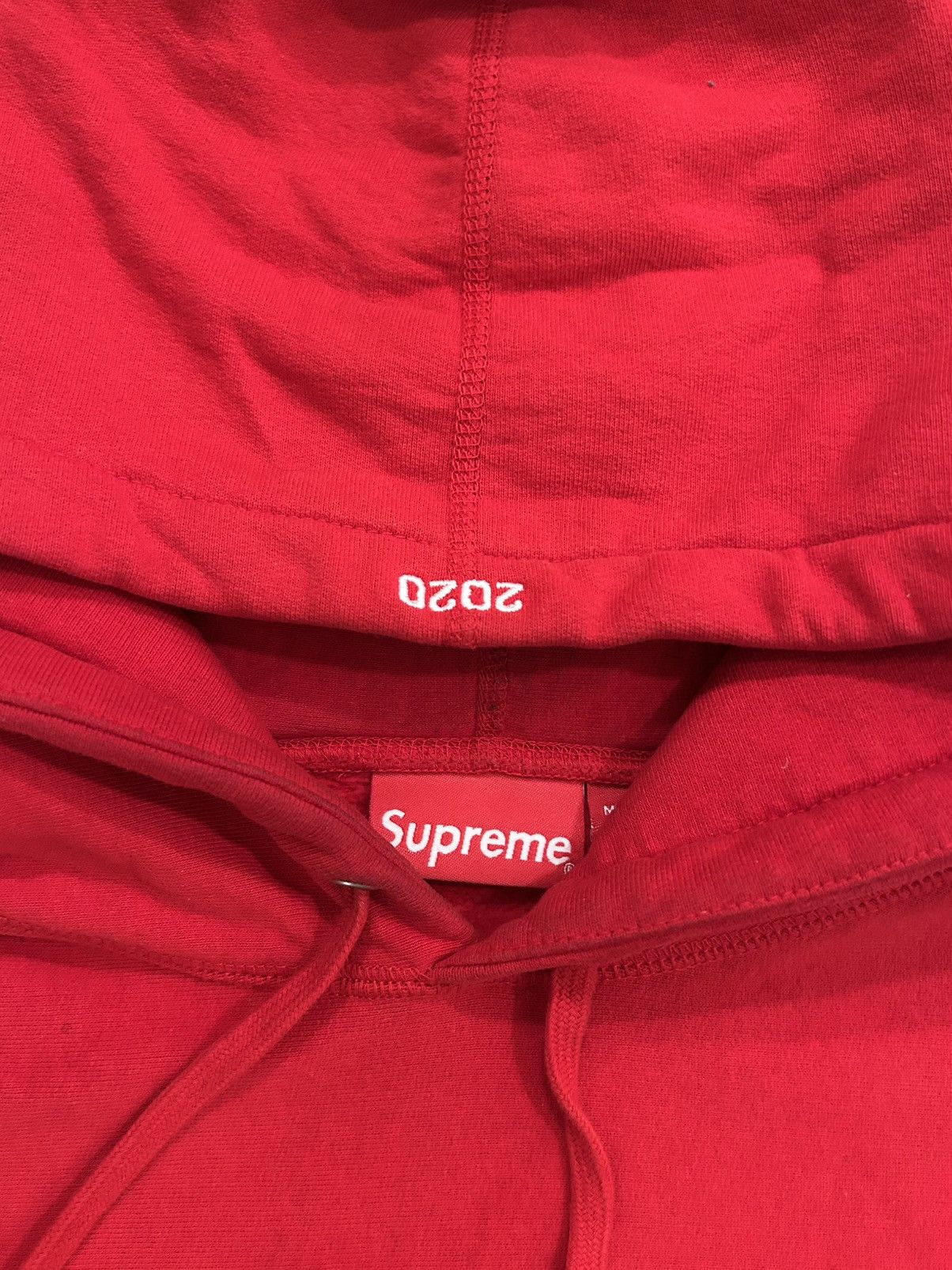 Supreme Authentic Supreme Motion Logo Hooded Sweatshirt Red Medium Size US M / EU 48-50 / 2 - 2 Thumbnail