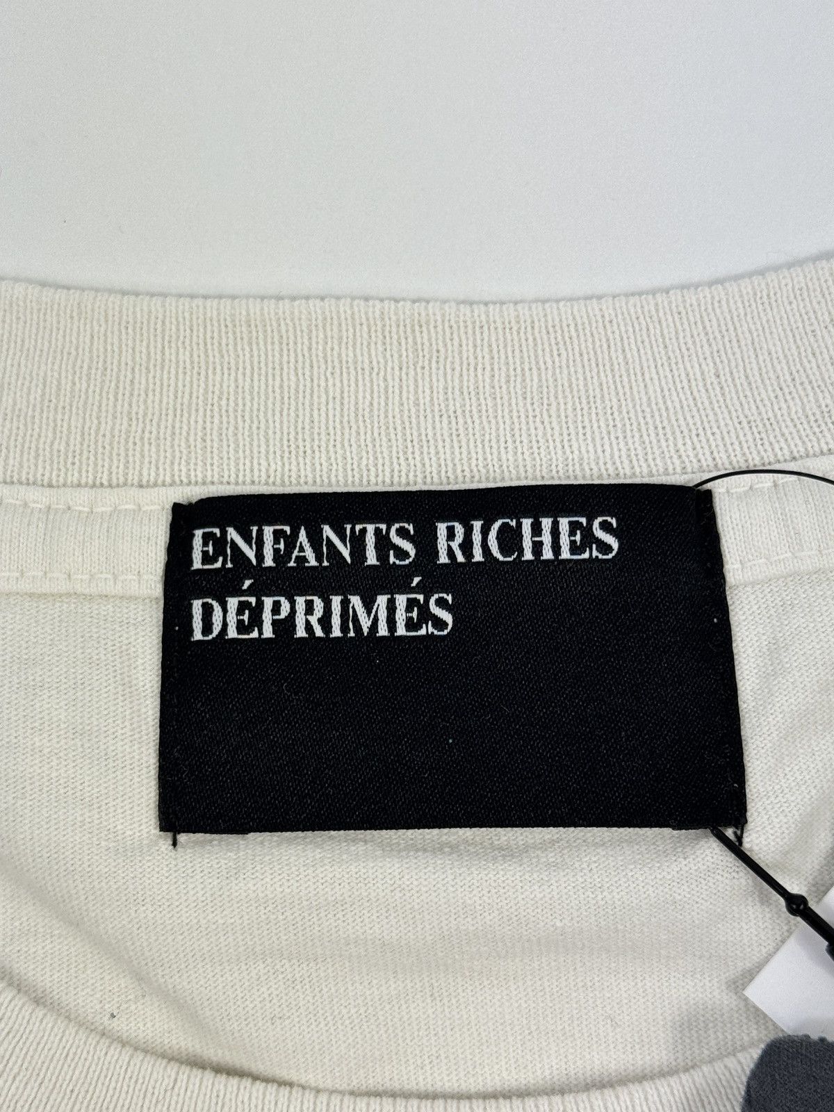 Enfants Riches Deprimes 777 LS T-SHIRT FADED WHITE Size US XL / EU 56 / 4 - 11 Thumbnail