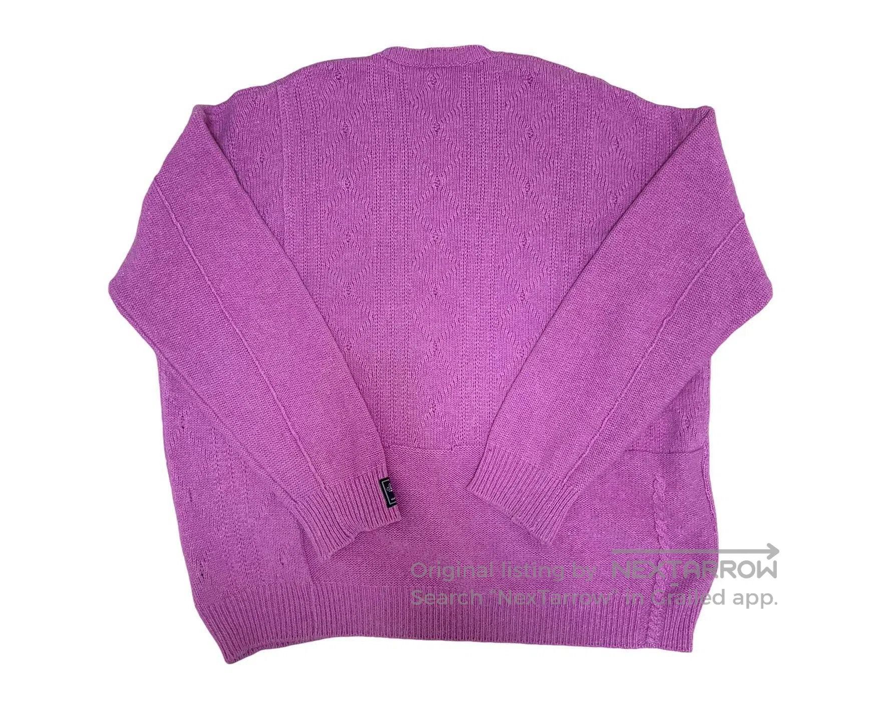 Raf Simons Raf Simons Pink Portrait Oversized Knit Sweater Size US S / EU 44-46 / 1 - 2 Thumbnail