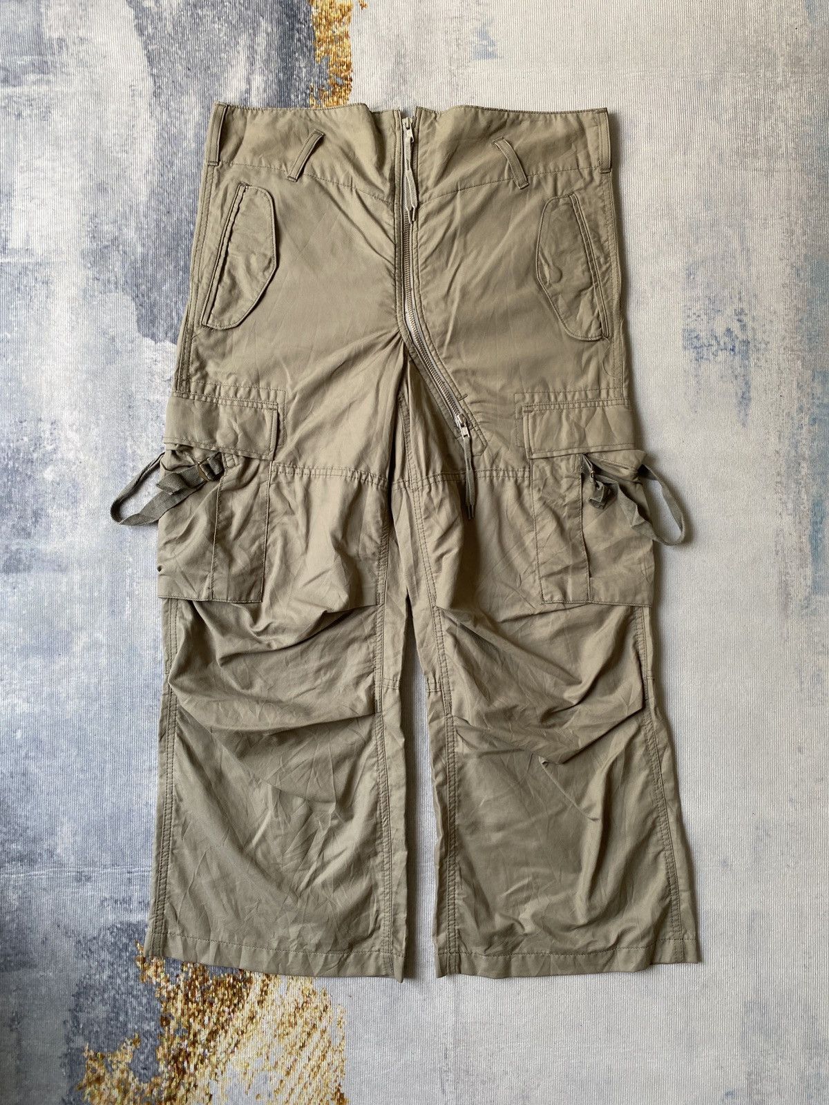 CABANE de ZUCCa Cabane De Zucca Asymmetrical Zipper Cargo Pant Size US 35 - 2 Thumbnail